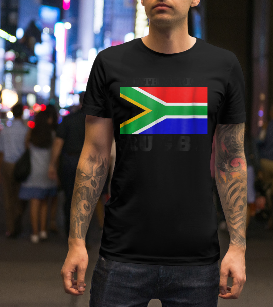 South Africa Rugby South African Flag T-Shirt