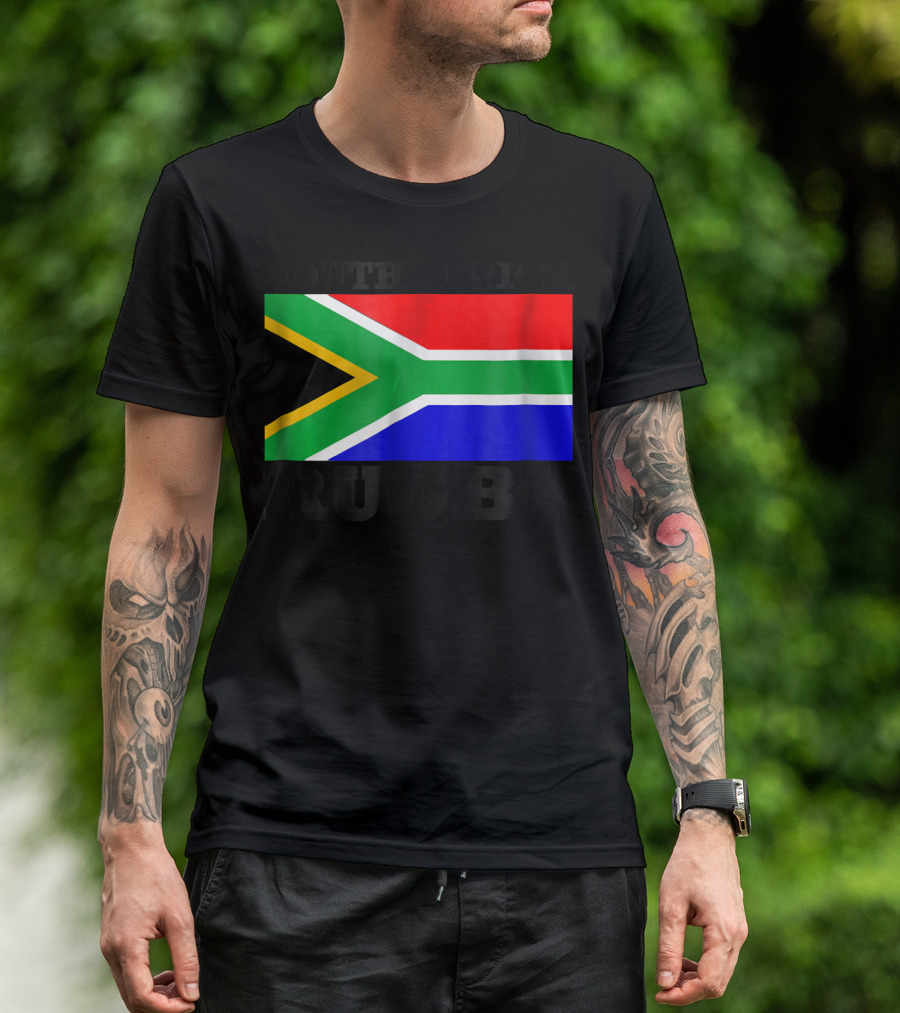 South Africa Rugby South African Flag T-Shirt