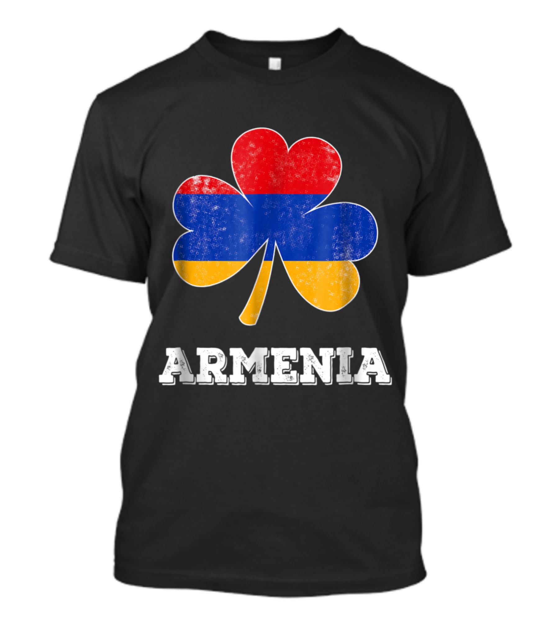 Armenia Flag Shamrock Armenian Irish Heritage T-Shirt