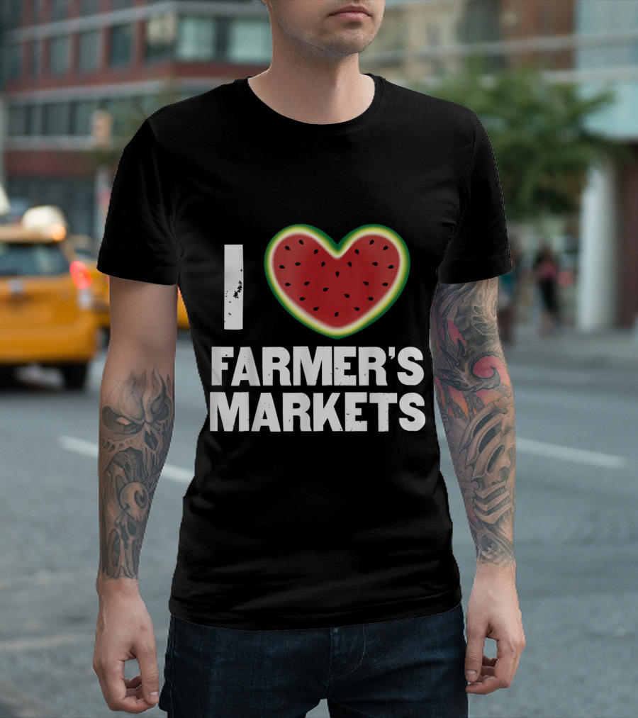 I Heart Farmer's Markets Watermelon Slice T-Shirt