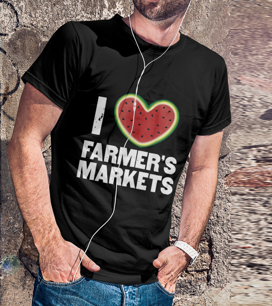 I Heart Farmer's Markets Watermelon Slice T-Shirt
