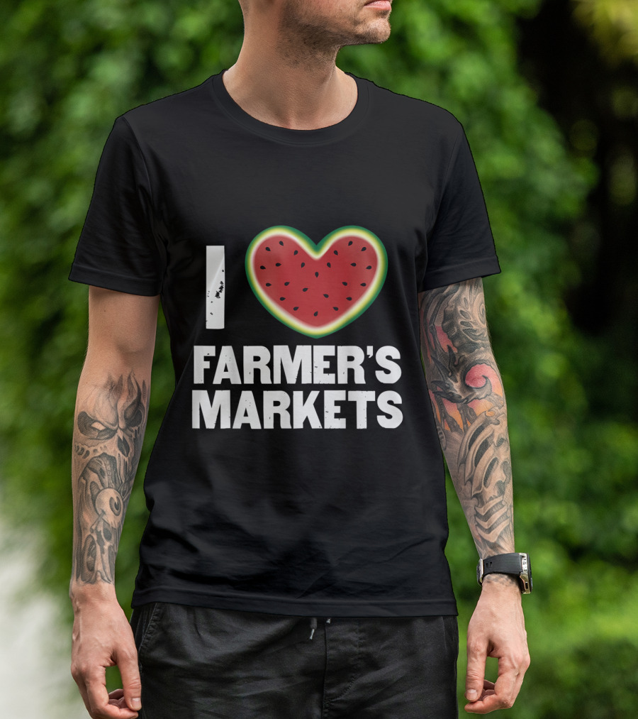 I Heart Farmer's Markets Watermelon Slice T-Shirt