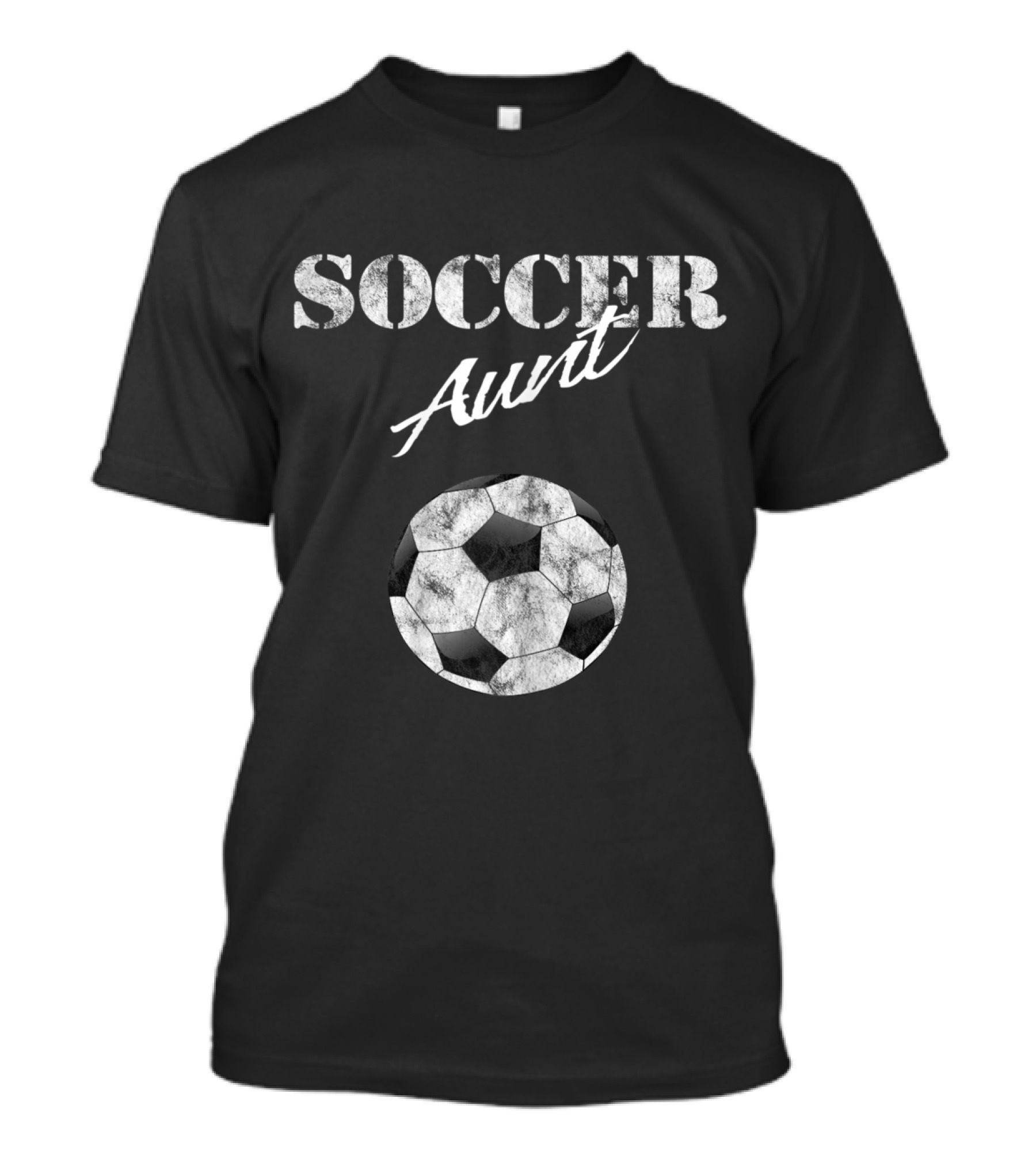 Soccer Aunt Cute Ball Players T-Shirt