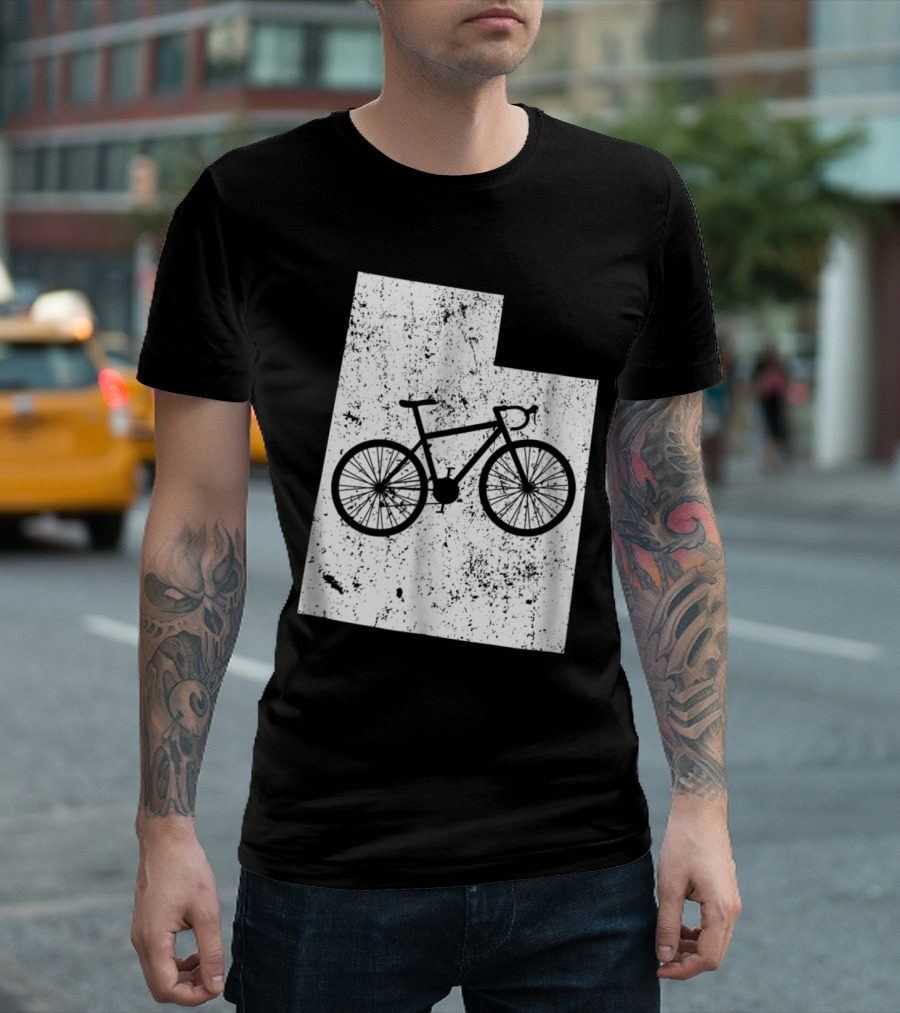 Vintage Utah State Cycling Bicycle T-Shirt