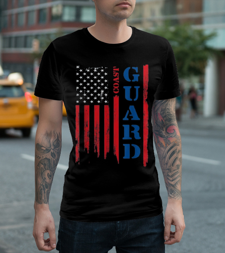 U.S. Flag Coast Guard Coast T-Shirt