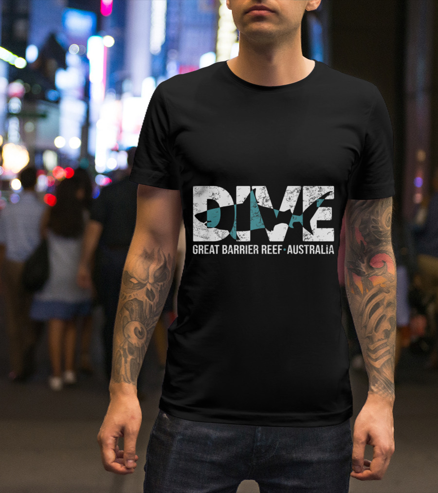 DIVE Great Barrier Reef Australia SCUBA Diving T-Shirt