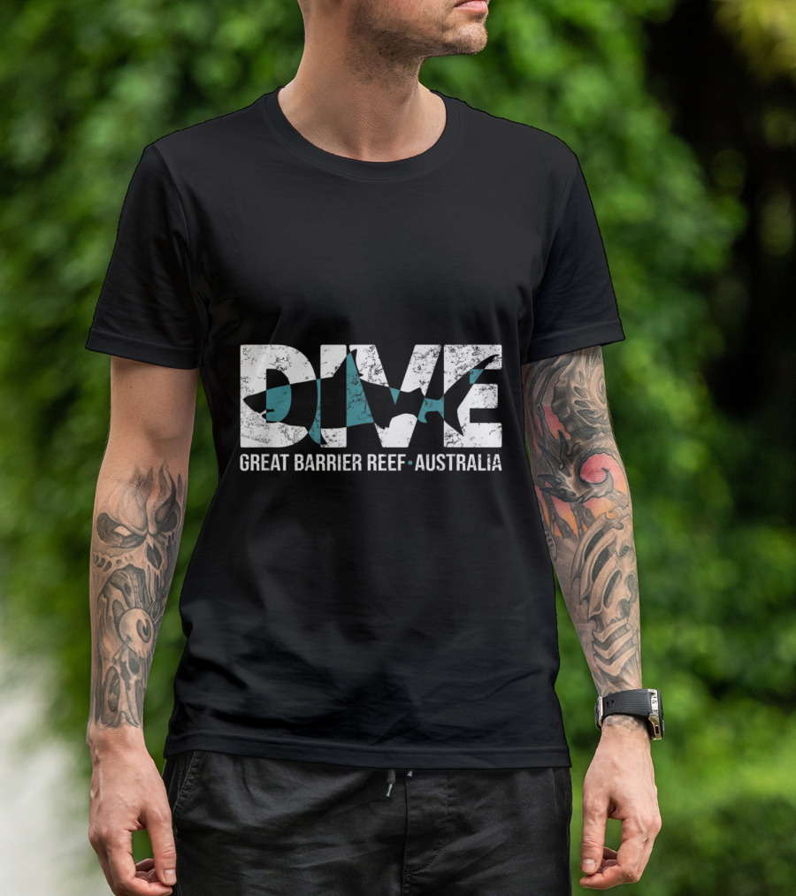 DIVE Great Barrier Reef Australia SCUBA Diving T-Shirt