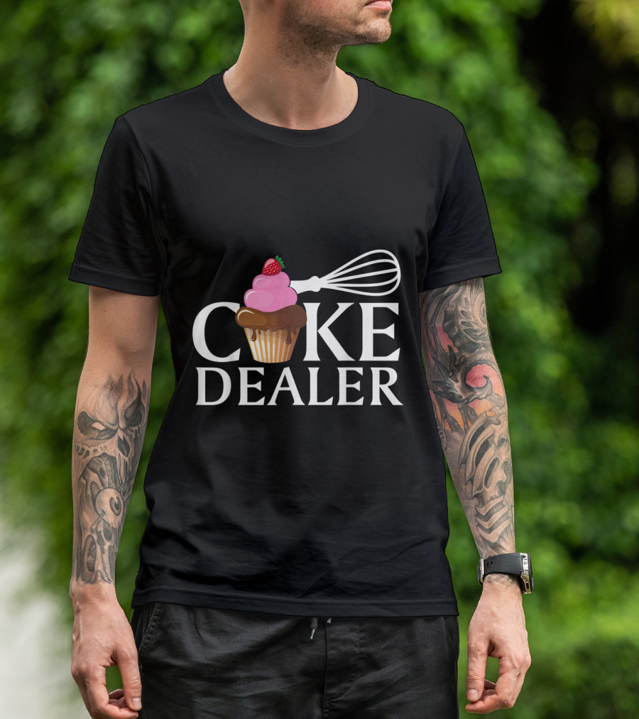 Cake Dealer Cupcake Strawberry Whisk T-Shirt