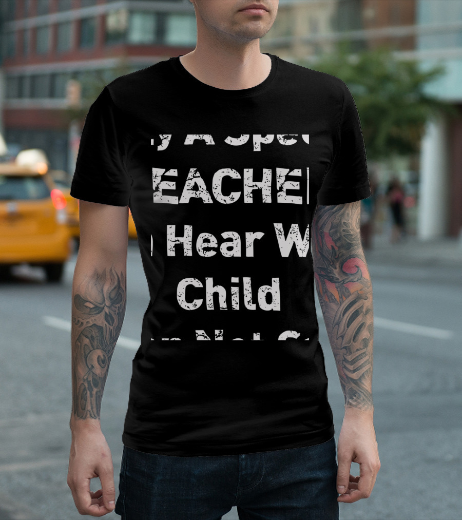 Autism Teachers ABA Special Hear Child T-Shirt