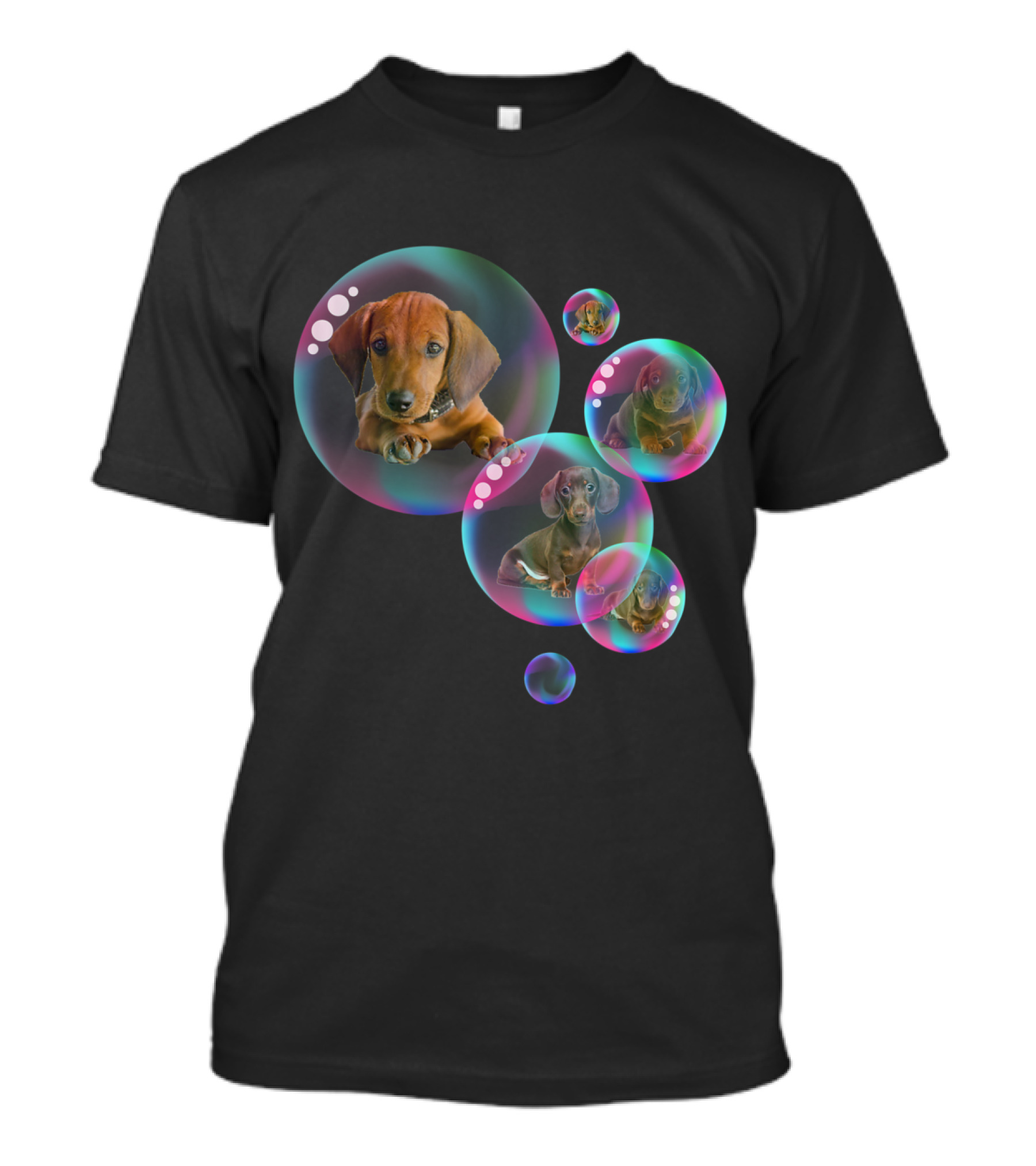 DACHSHUND DOG BUBBLES BALLOON PUPPIES T-Shirt