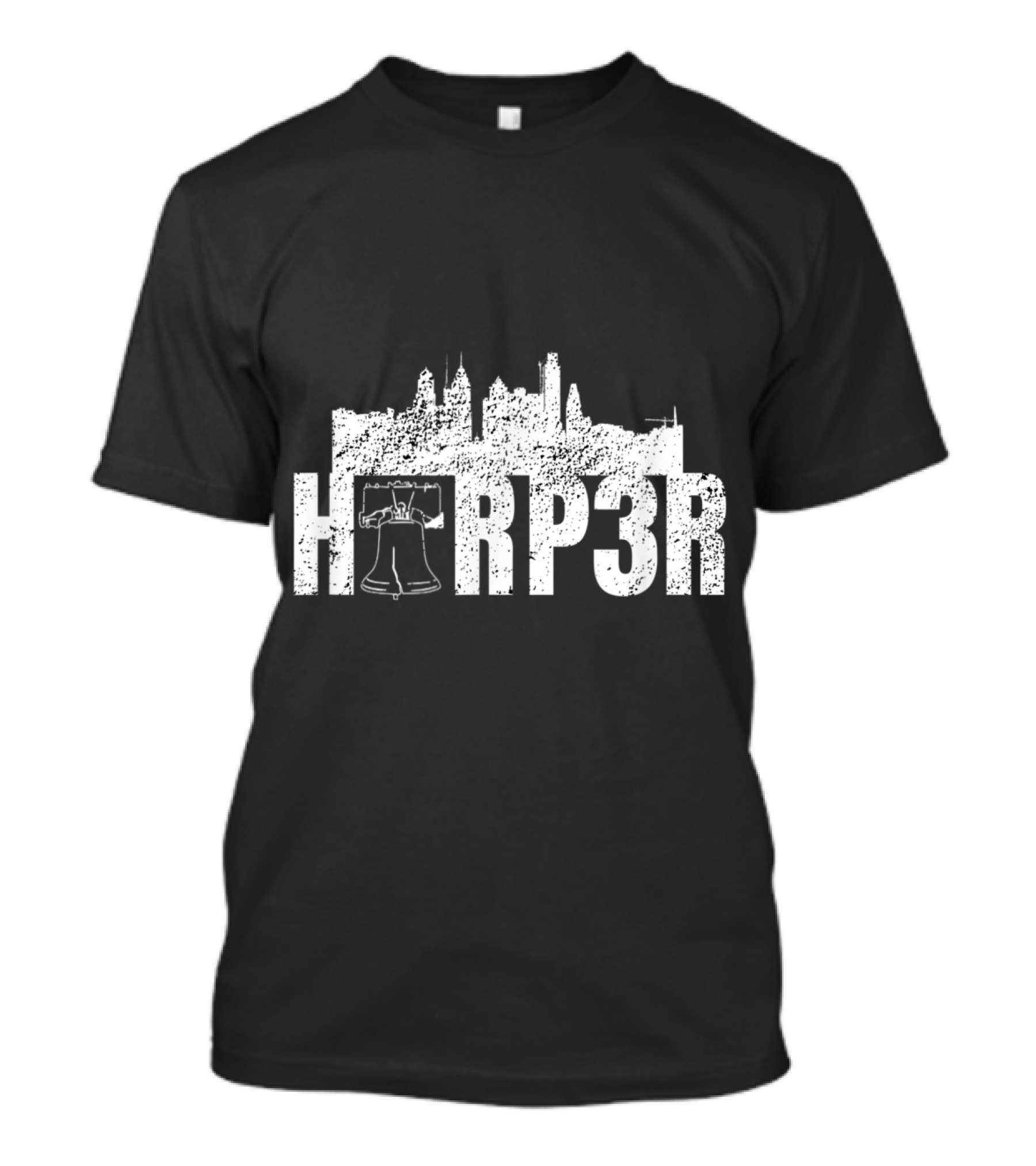 Philadelphia Skyline Harper Liberty Bell Skyline PR3R T-Shirt
