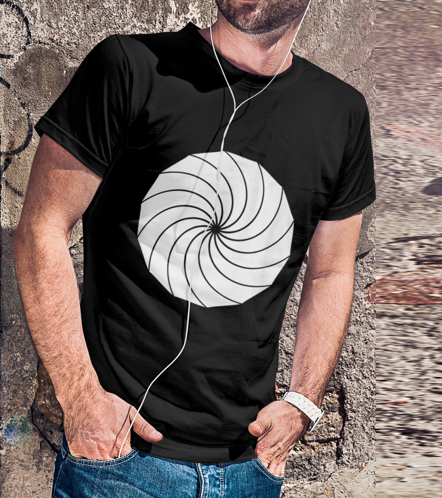 Photography Camera Lens Spiral T-Shirt