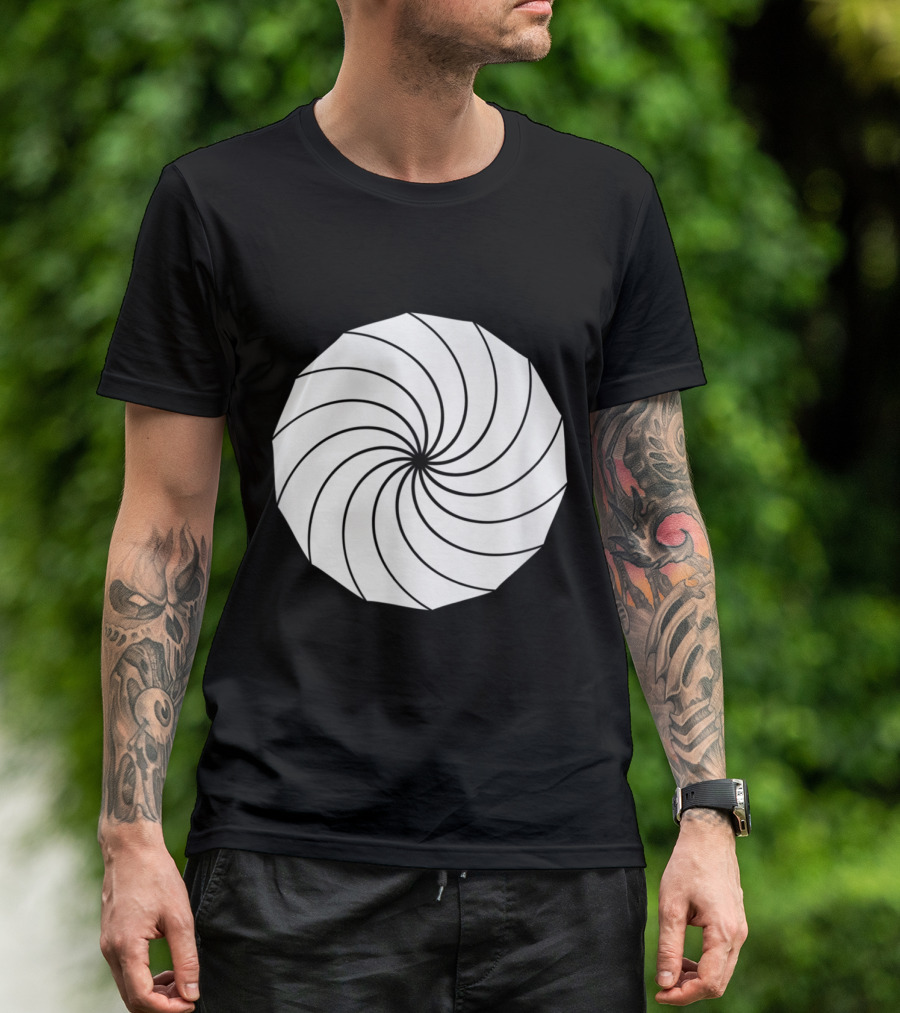 Photography Camera Lens Spiral T-Shirt