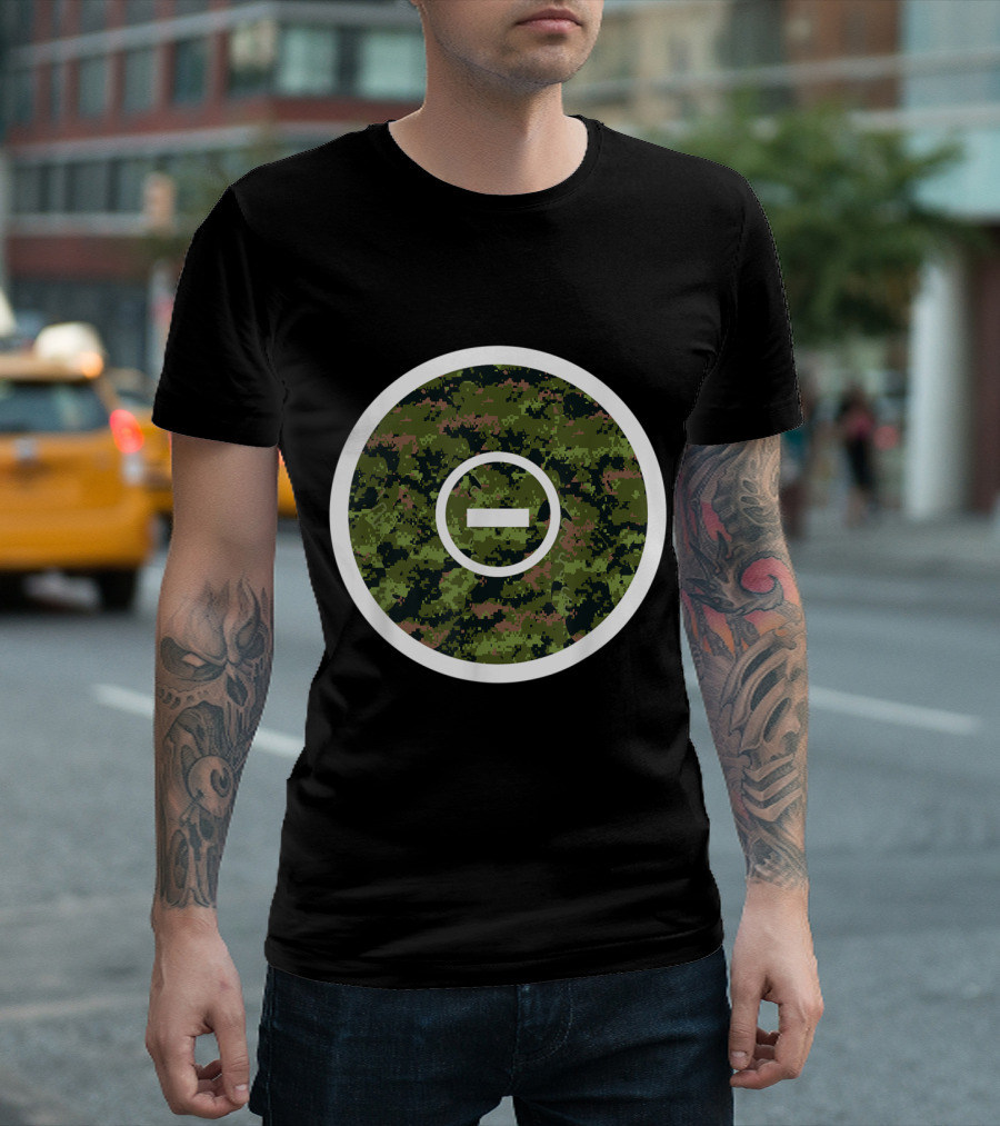 Camouflage Wrestling Green Cam Icon T-Shirt