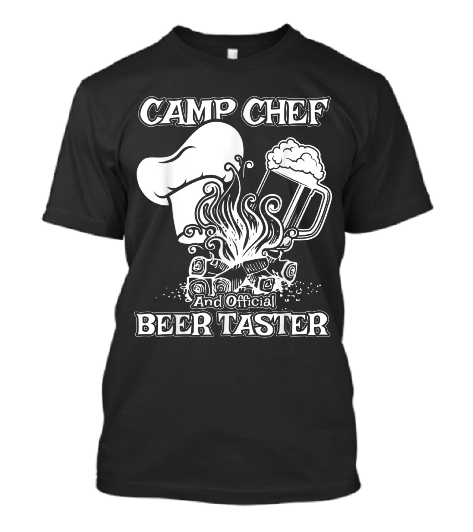 Camp Chef And Official Beer Taster Summer Campsite Co T-Shirt