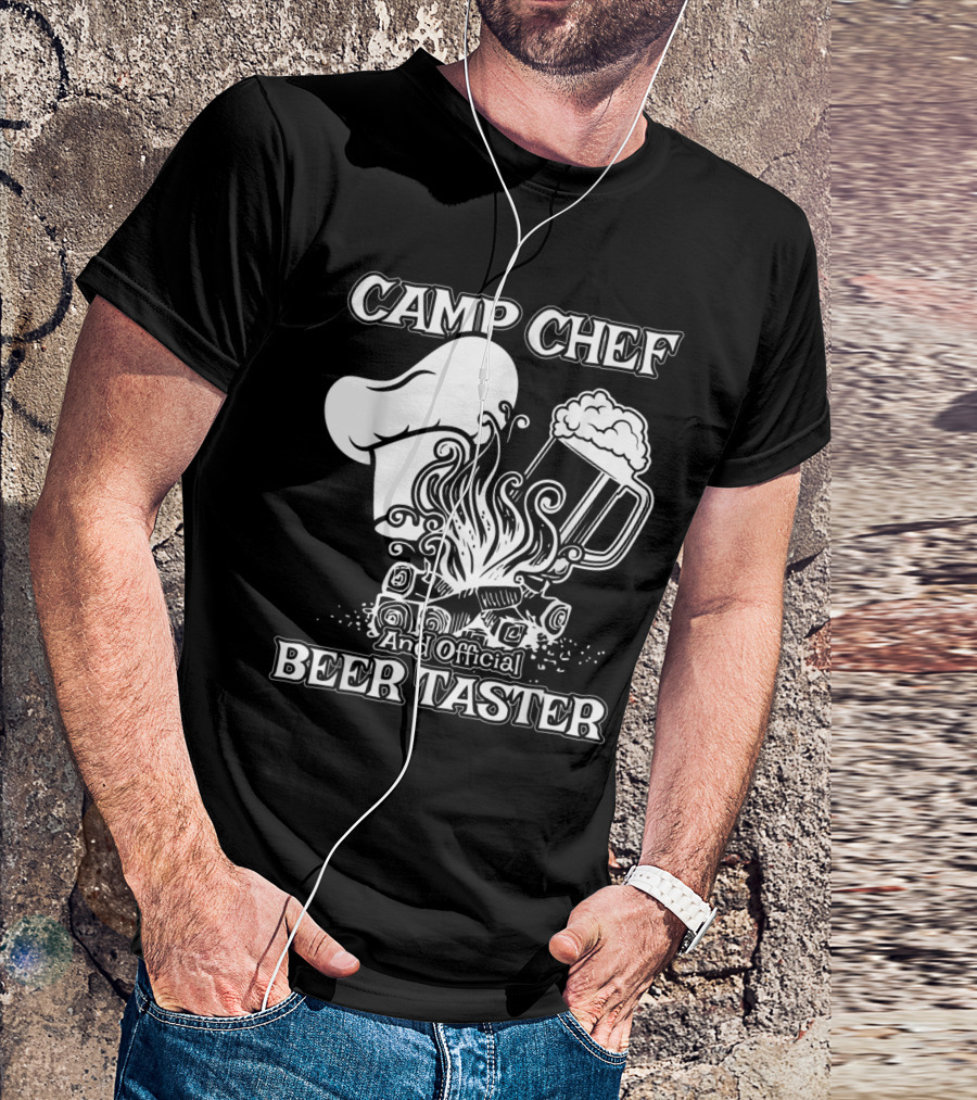 Camp Chef And Official Beer Taster Summer Campsite Co T-Shirt