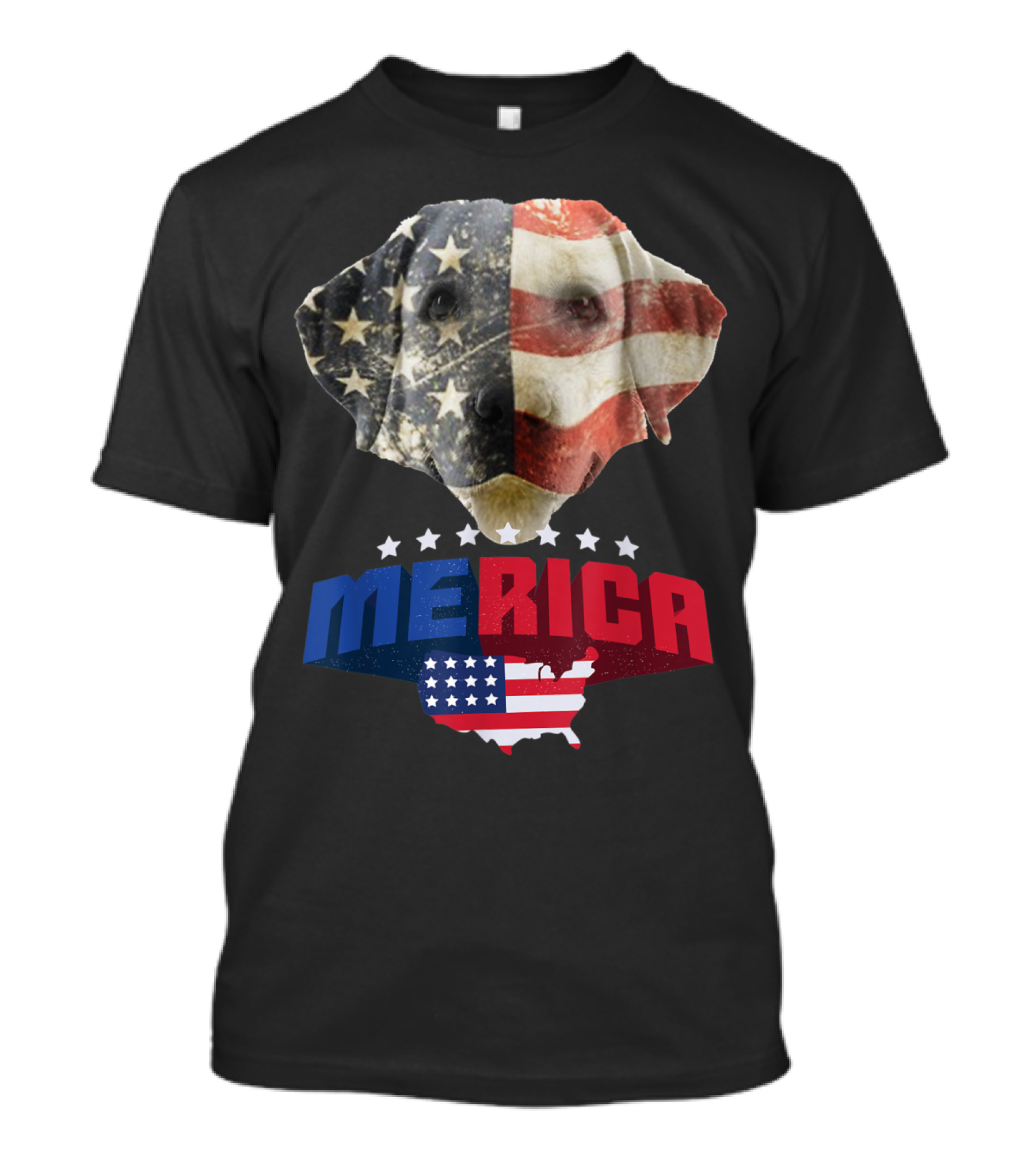 Merica Dachshund Patriotic USA Flag Dog T-Shirt