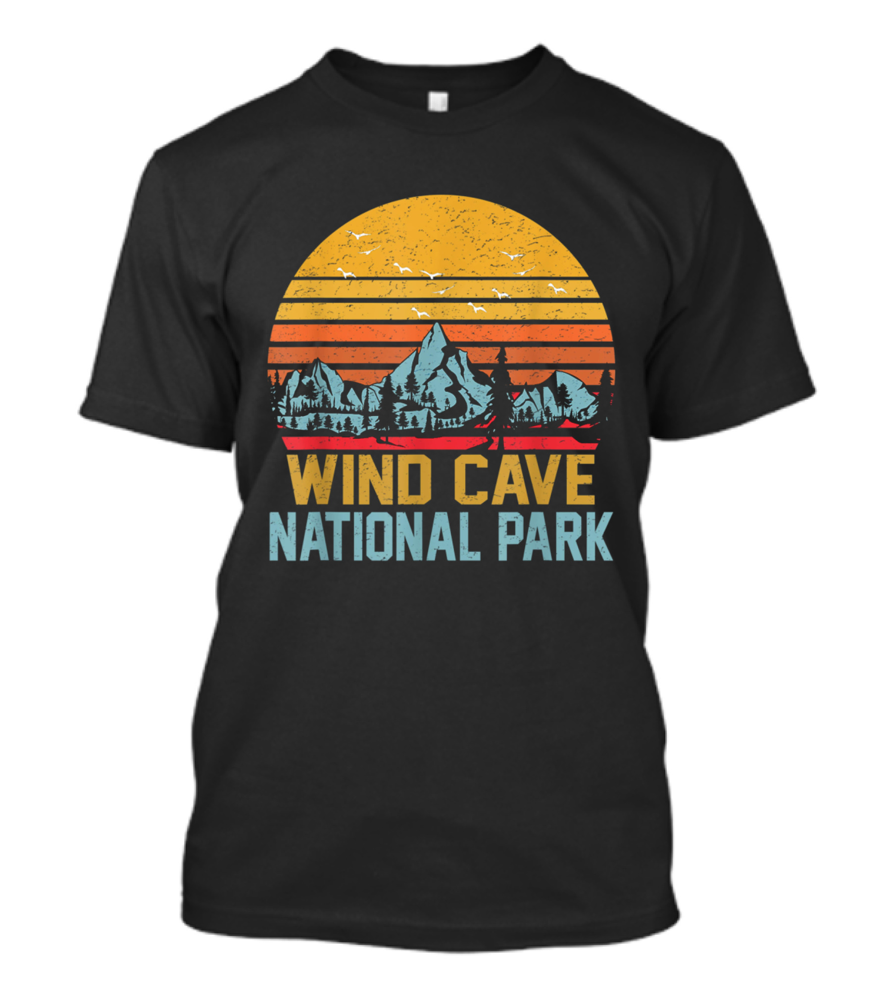Wind Cave National Park Camping Hiking Adventure T-Shirt