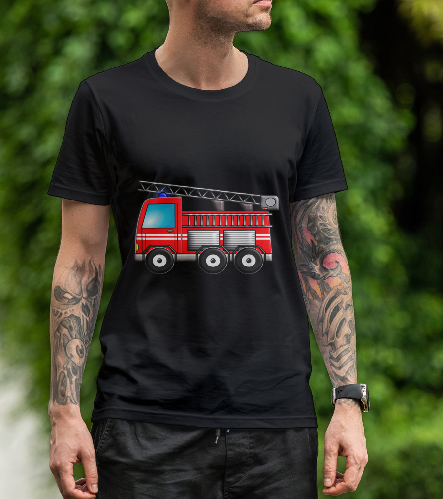 Fire Truck Firefighter Toddler Vehicle Me T-Shirt