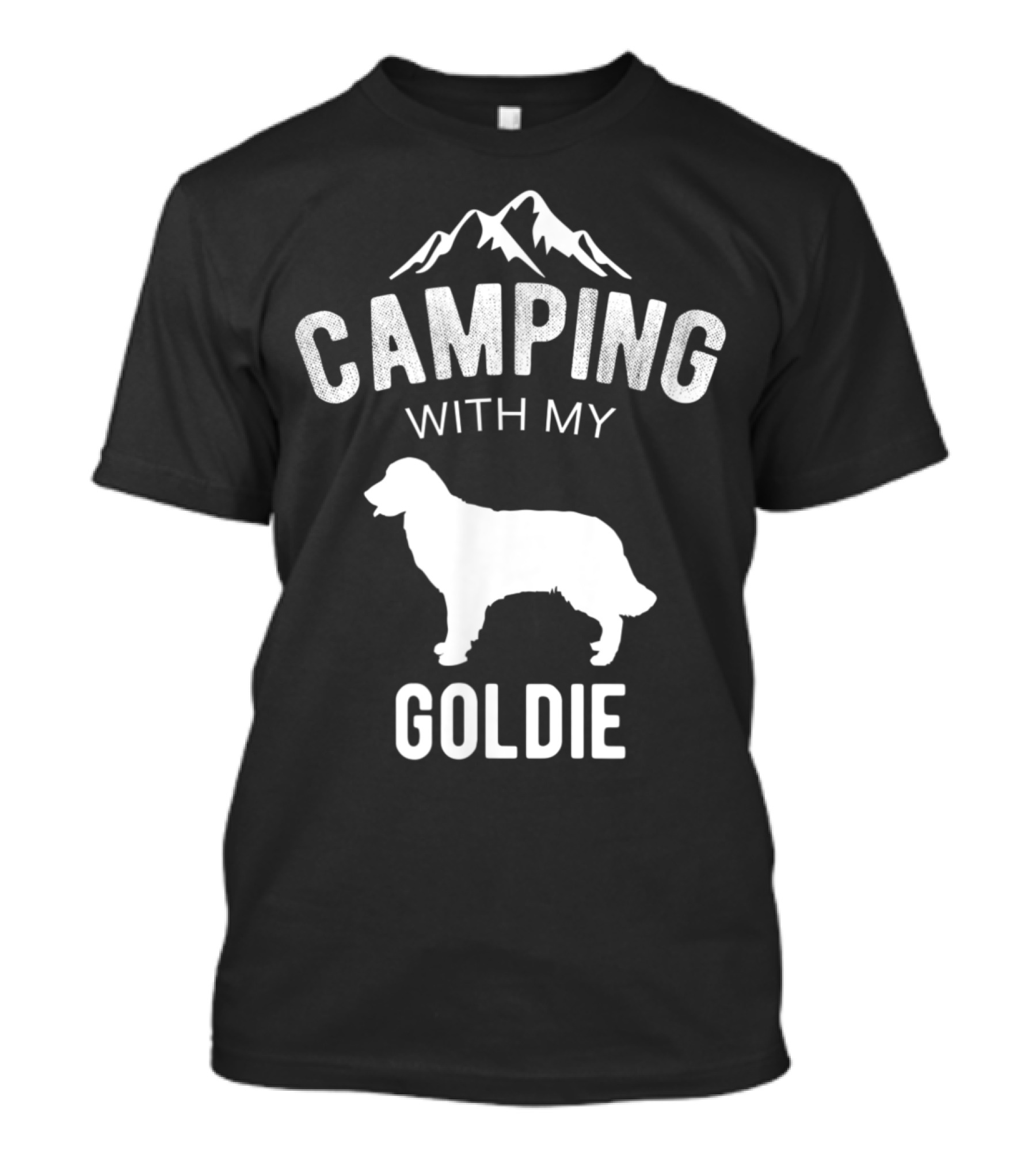 Camping With My Goldie Mountains T-Shirt