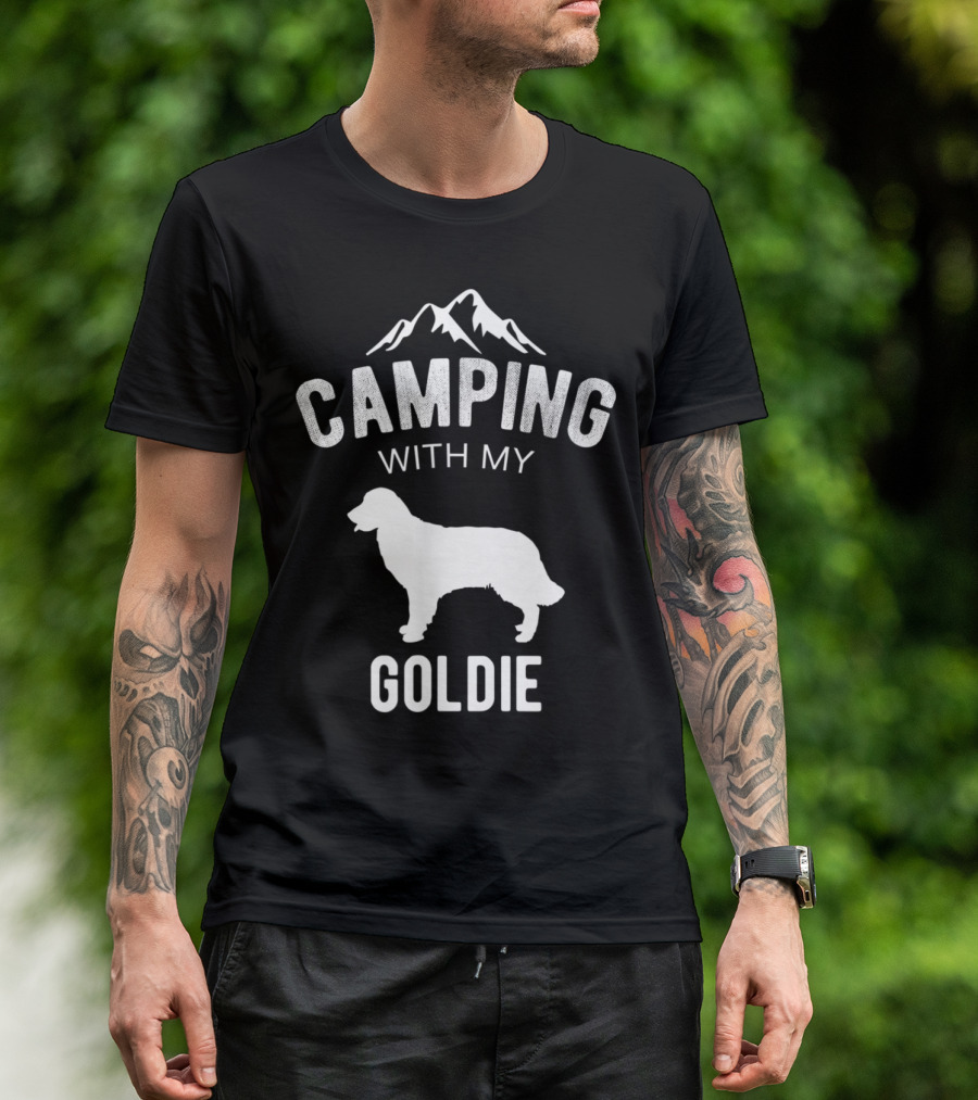 Camping With My Goldie Mountains T-Shirt