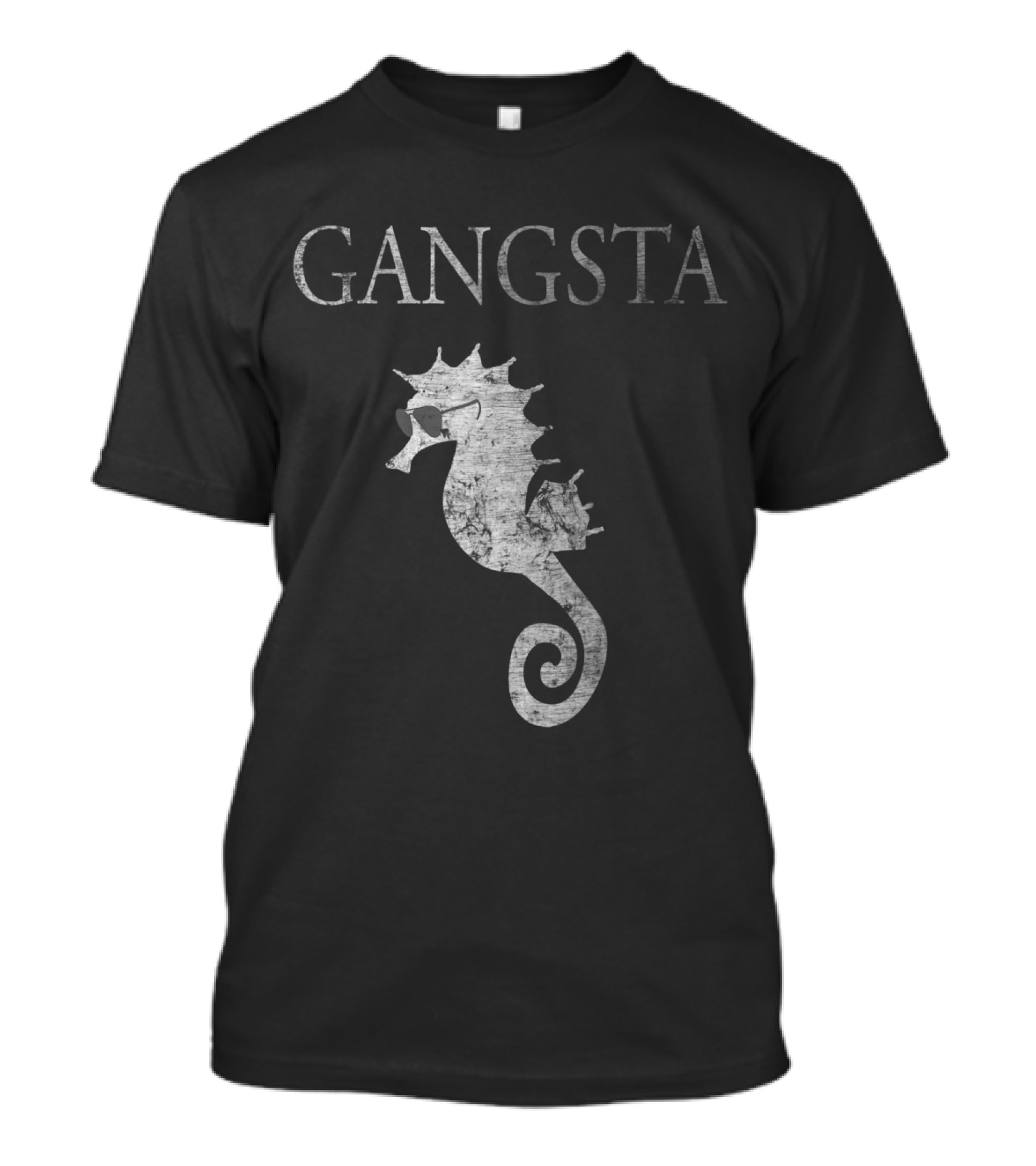 Gangsta Baby Sea Horse T-Shirt