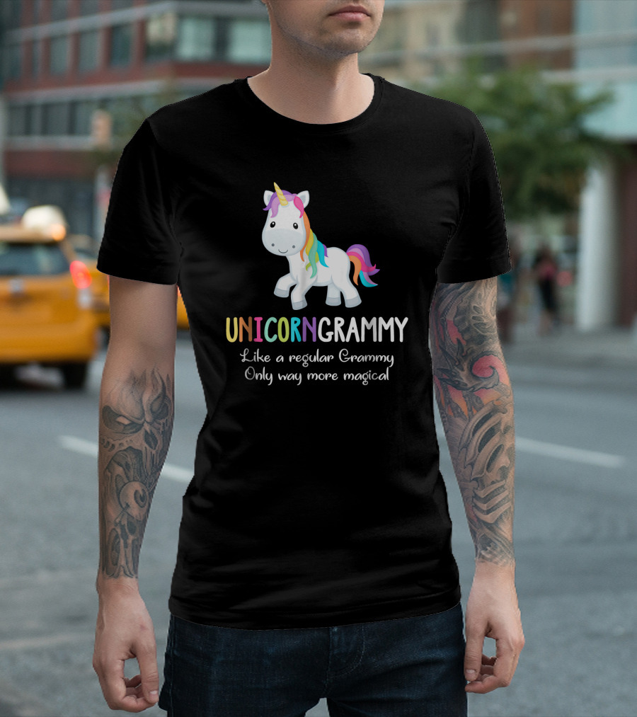 Unicorn Grammy Like a Regular Grammy Only Way More Magical T-Shirt