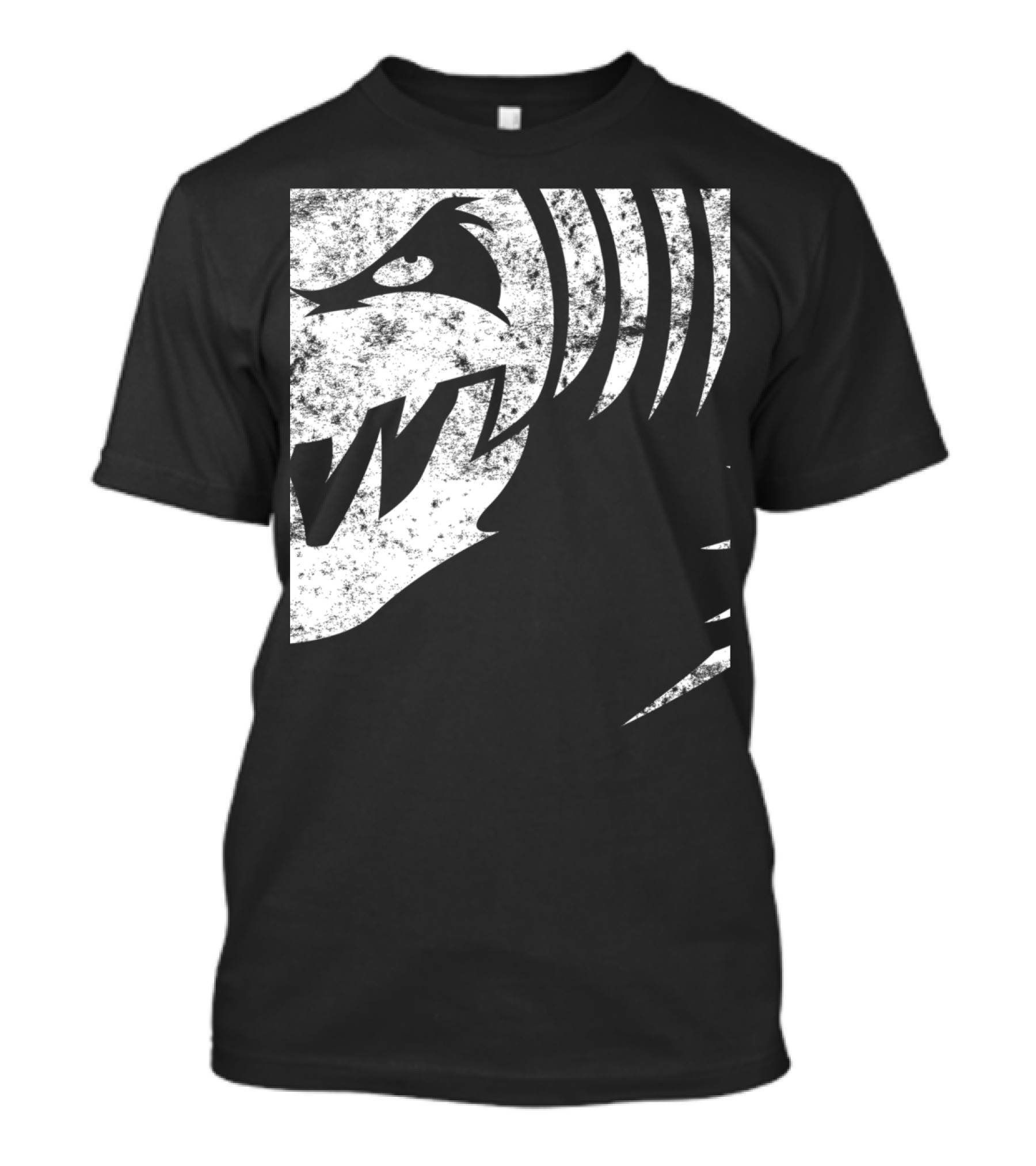Badass Fish Bone Skeleton Aggressive T-Shirt