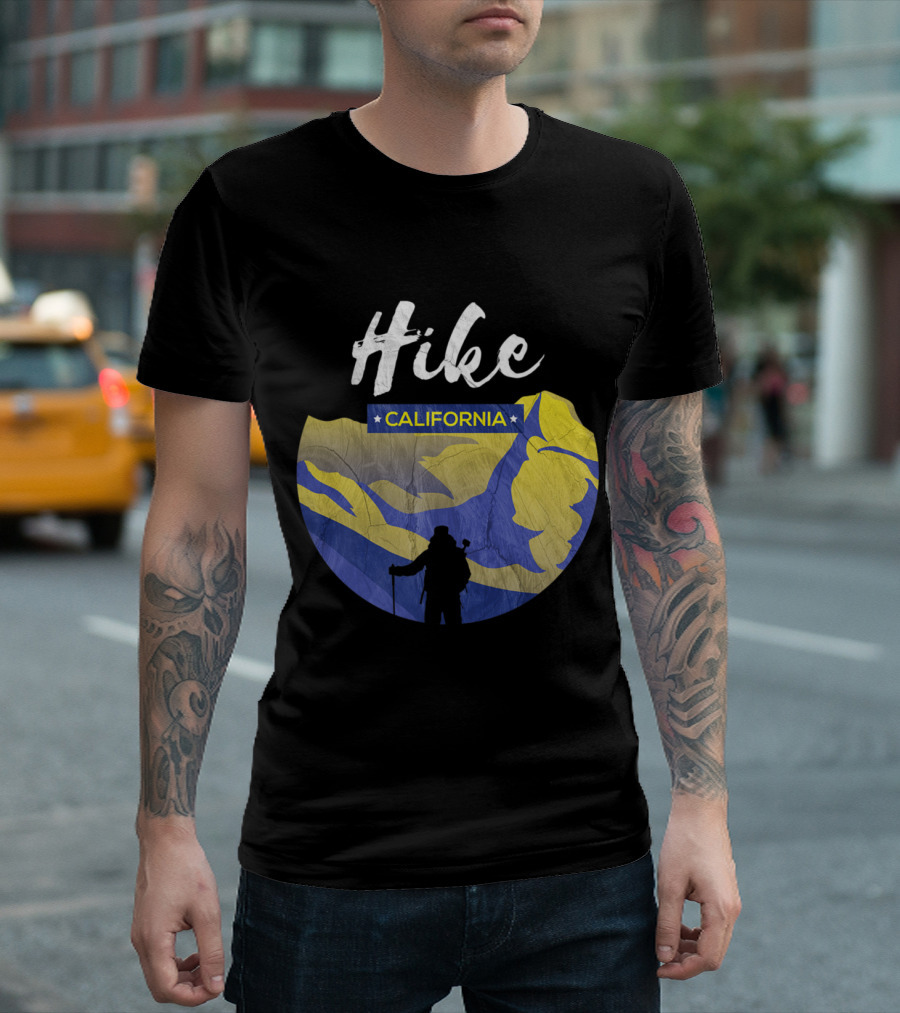 Hike California Mountain Trail Adventure T-Shirt