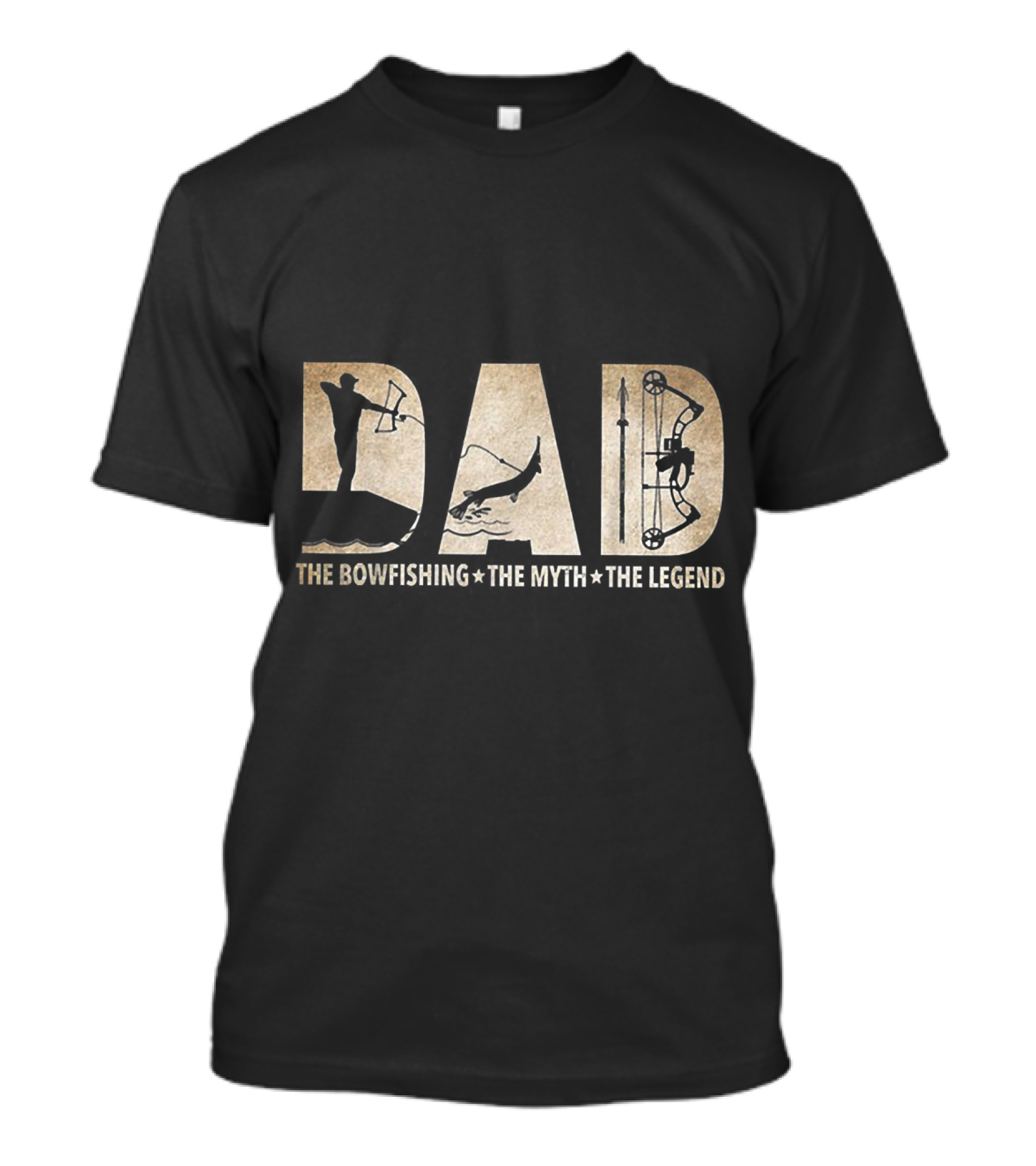 Dad The Bowfishing The Myth The Legend T-Shirt