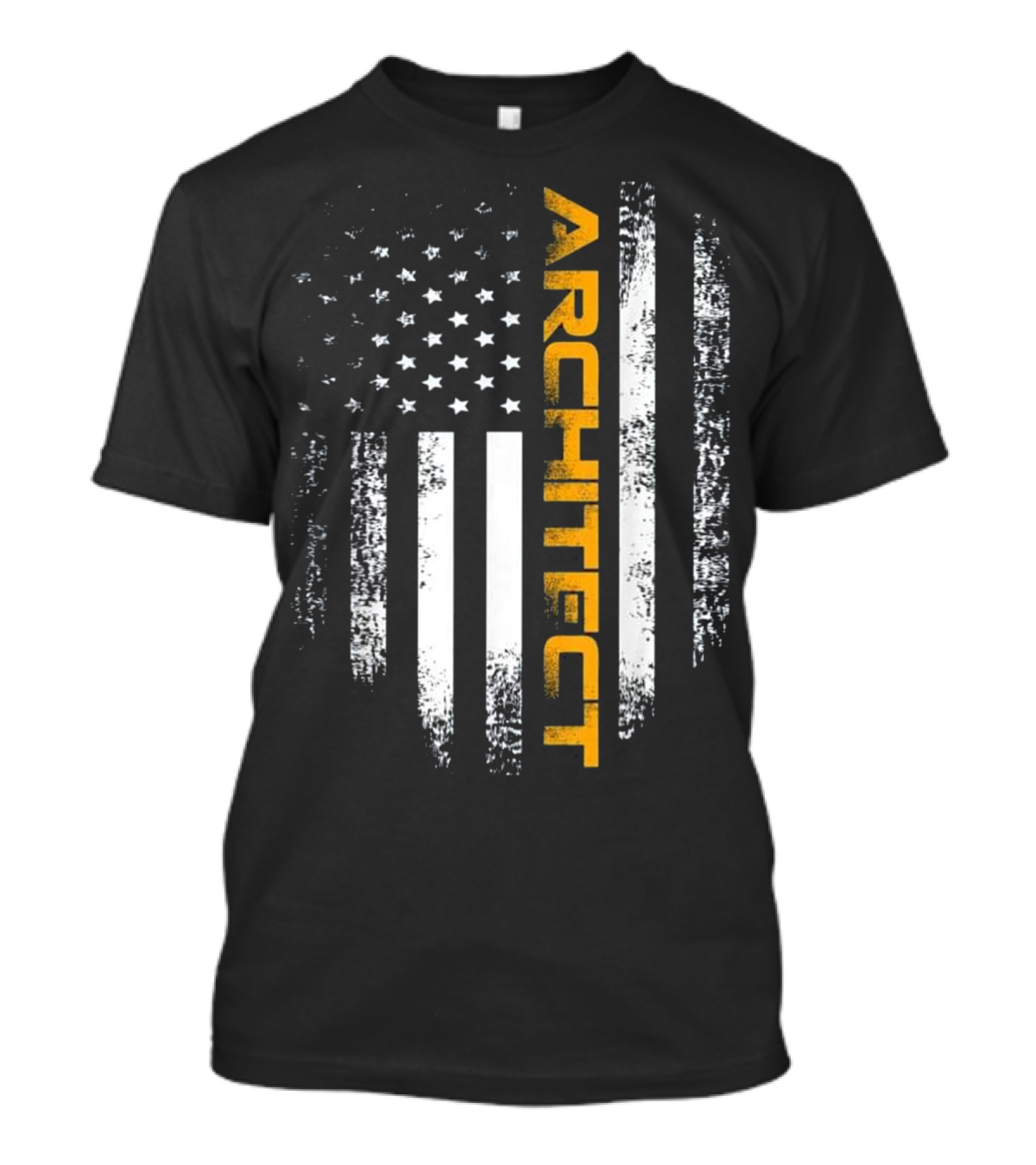 Vintage USA Flag Architect Patriot T-Shirt