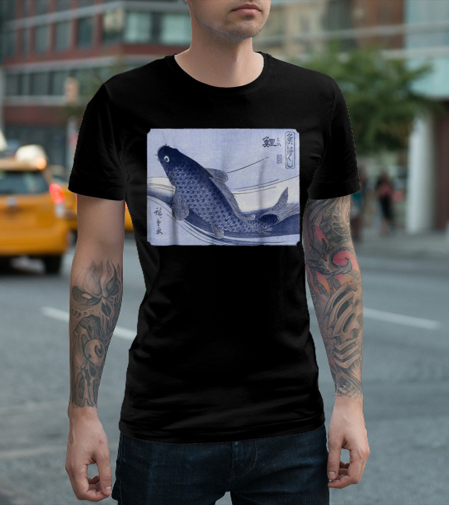 Vintage Japanese Koi Fish Ukiyo-e Japan T-Shirt
