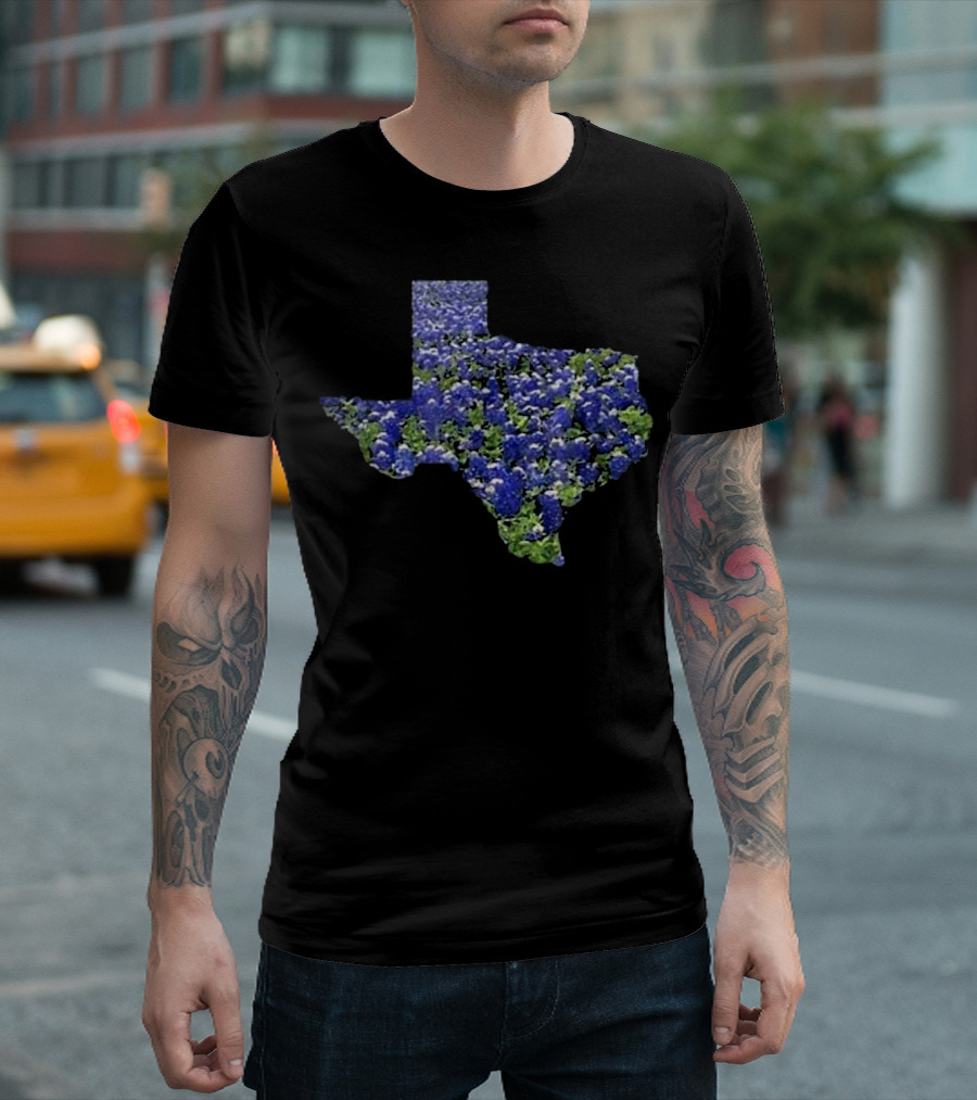 Texas Bluebonnet Artistic T-Shirt