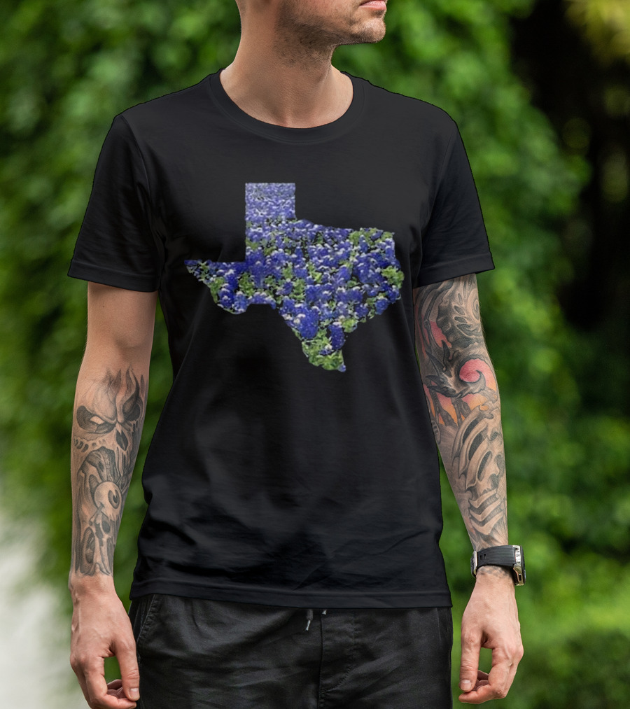 Texas Bluebonnet Artistic T-Shirt