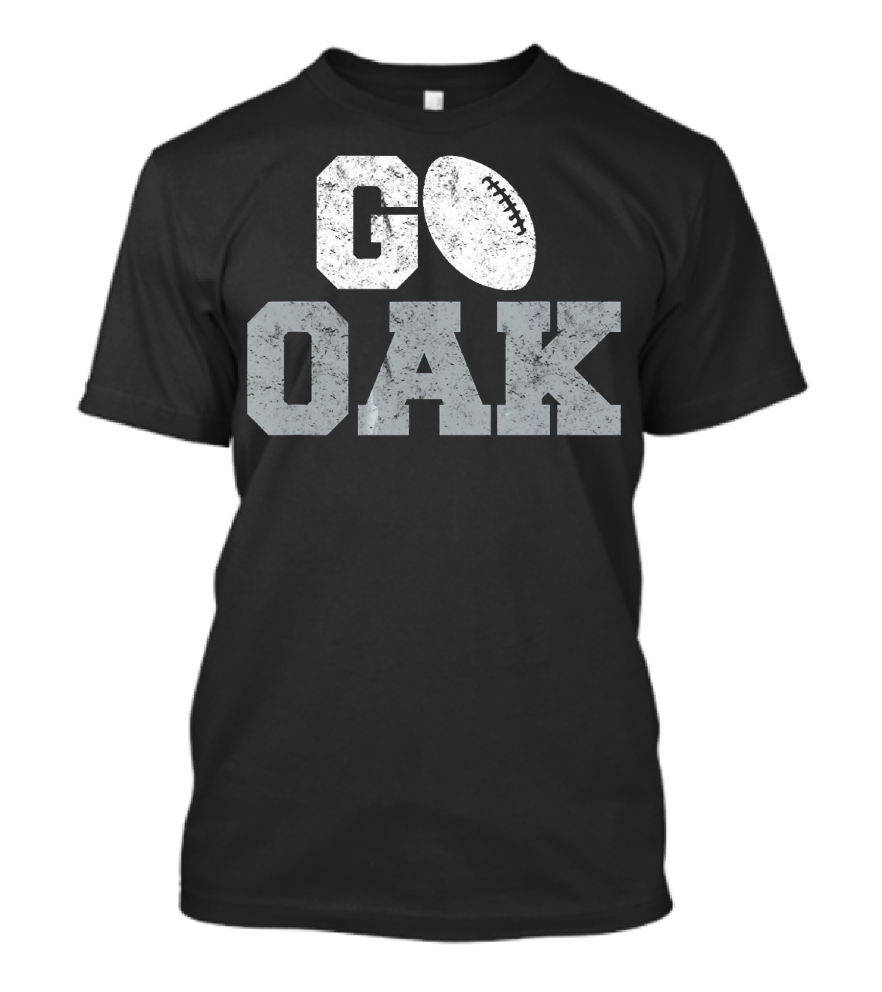 GO OAK Vintage Oakland California Football City T-Shirt