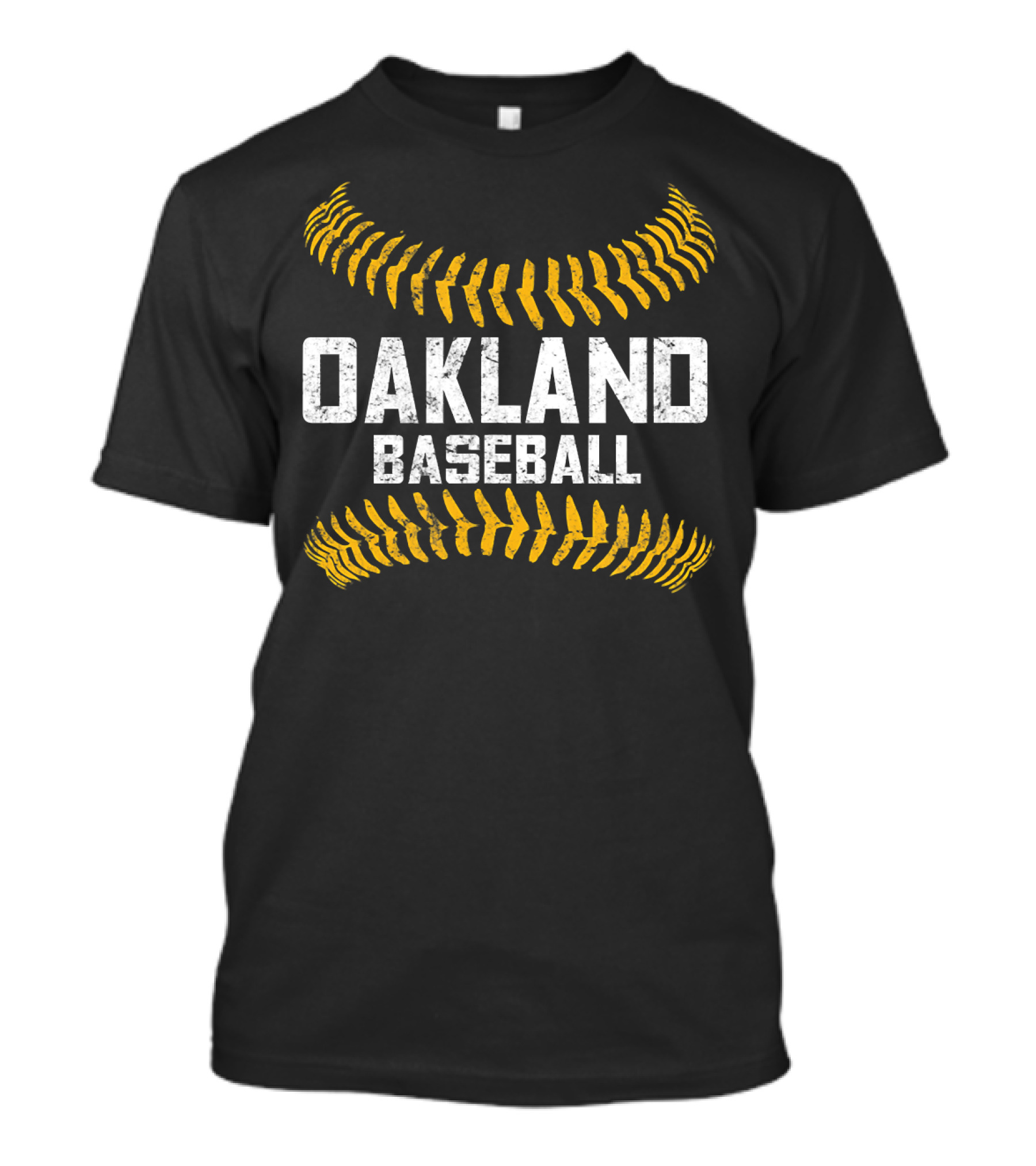 Oakland Baseball Vintage Laces City Home T-Shirt