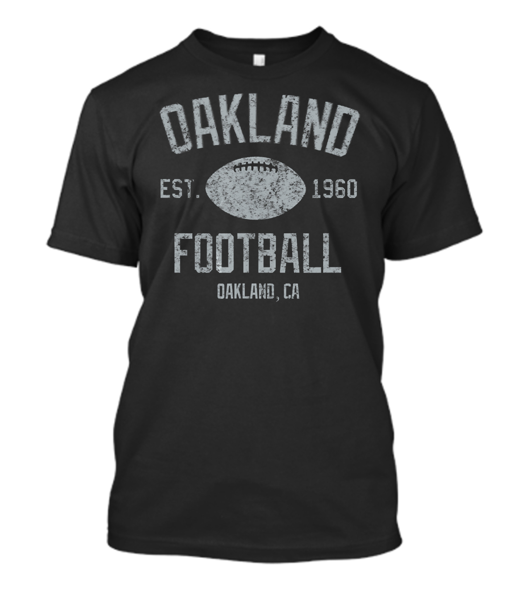 Oakland Football Est. 1960 Vintage Retro Classic Oakland, CA T-Shirt