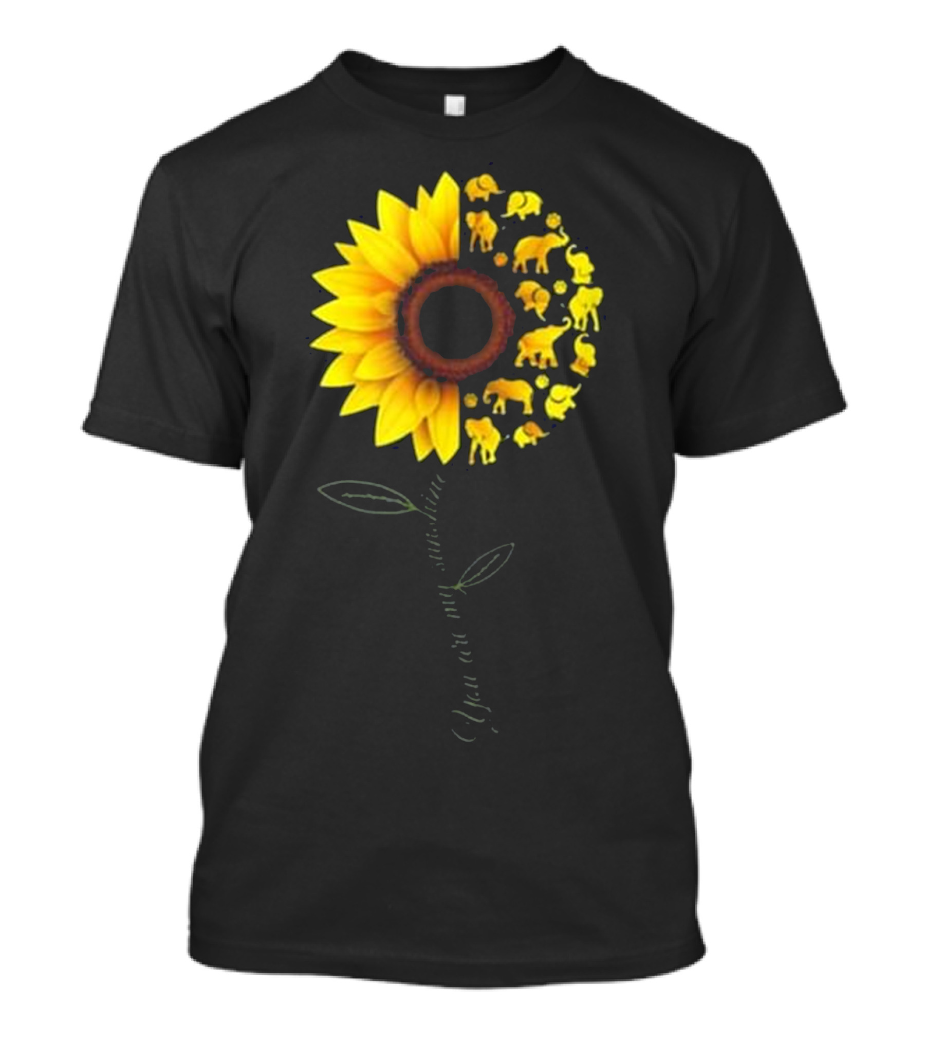 You Are My Sunshine Sunflower Elephant Parade T-Shirt