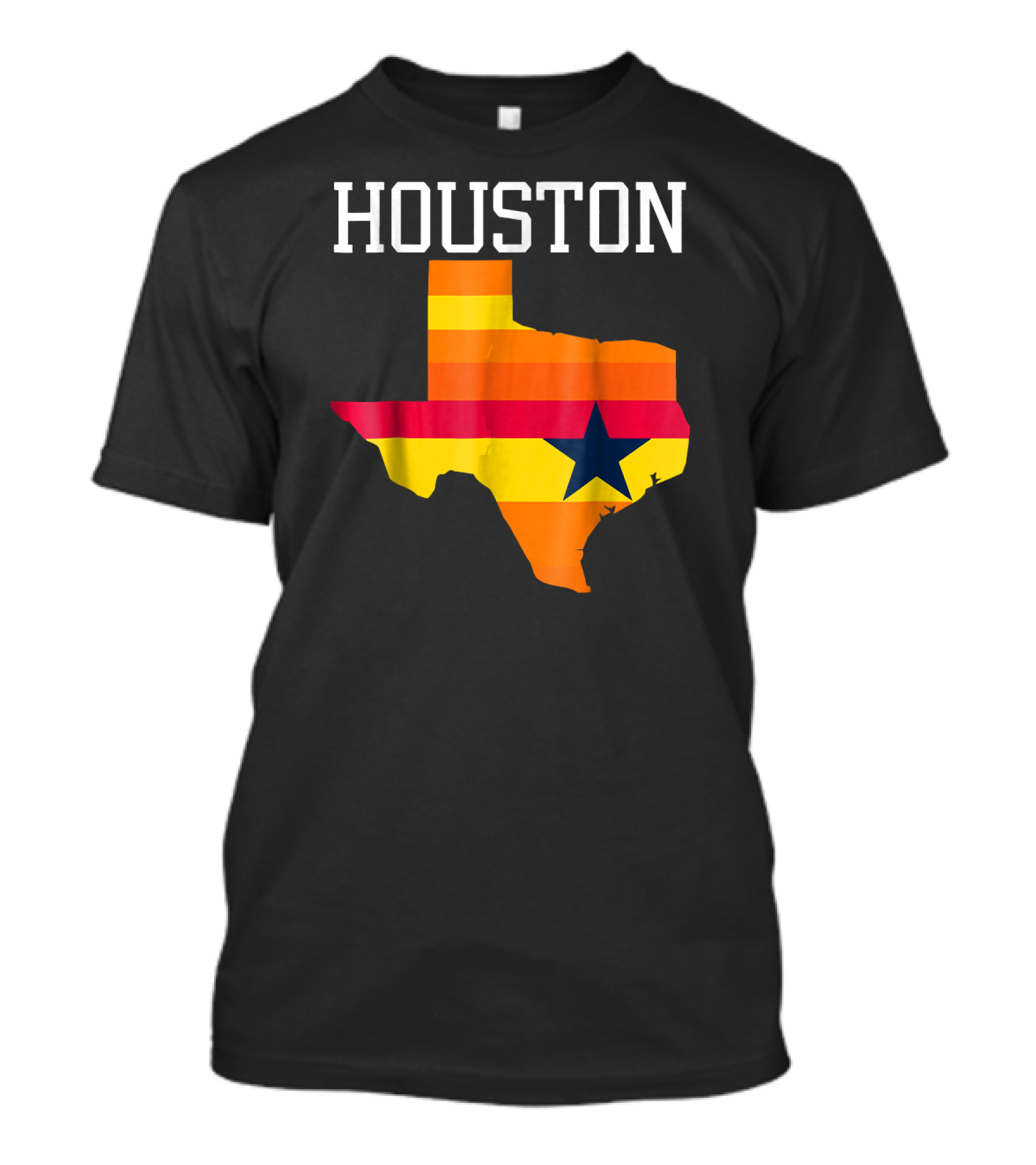Houston Retro Texas Flag T-Shirt