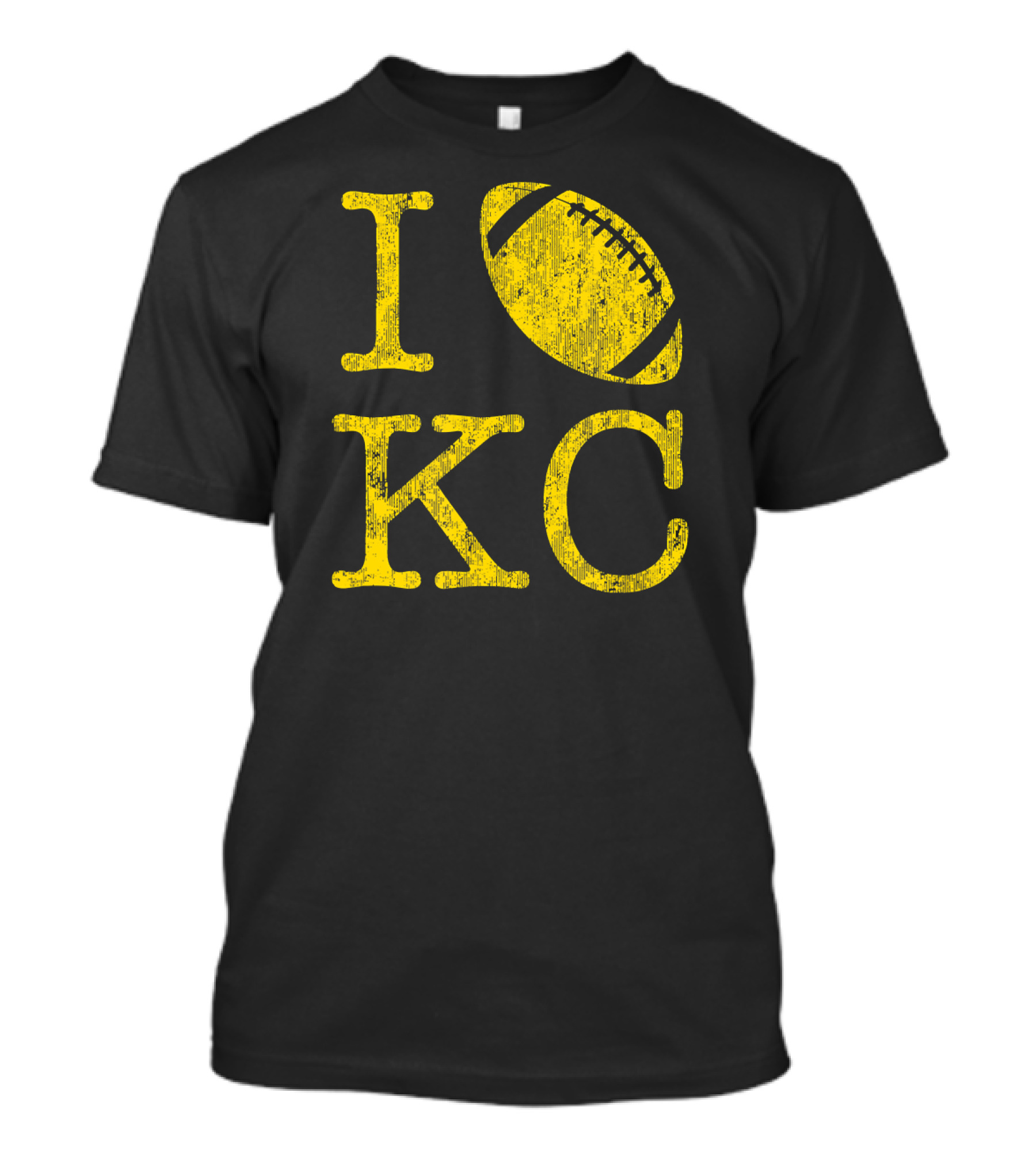 Vintage Sunday Funday I Love KC Football Kansas T-Shirt
