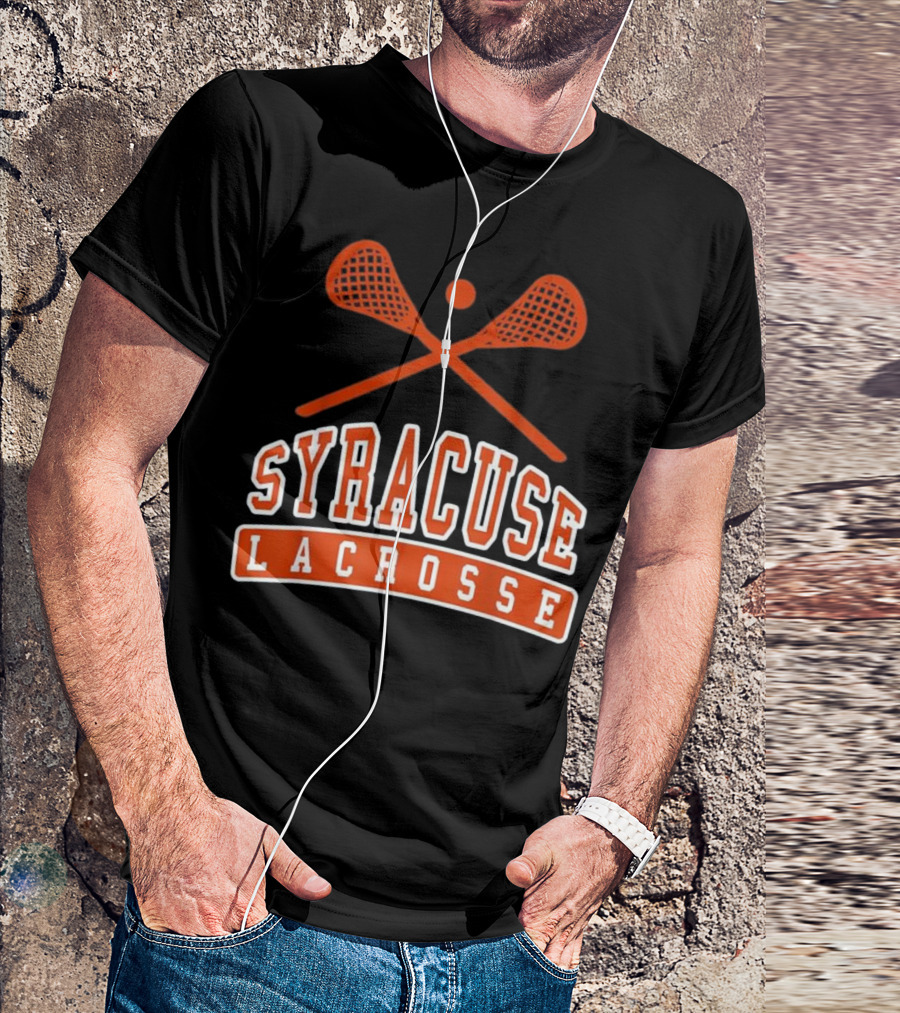 Syracuse Lacrosse Vintage Crossed Sticks T-Shirt