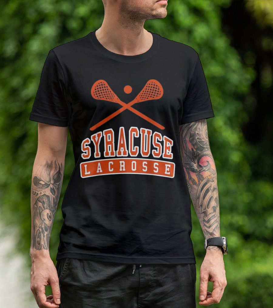 Syracuse Lacrosse Vintage Crossed Sticks T-Shirt