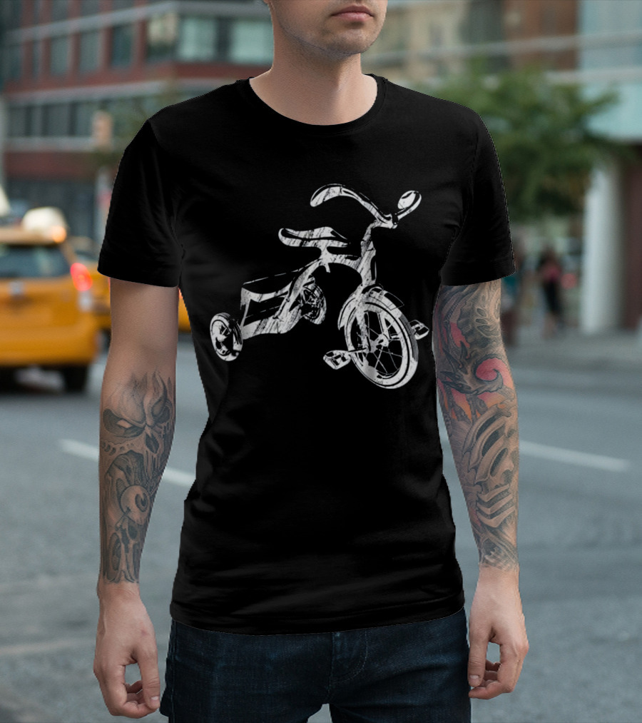 Vintage Tricycle Cycling Retro Classic T-Shirt