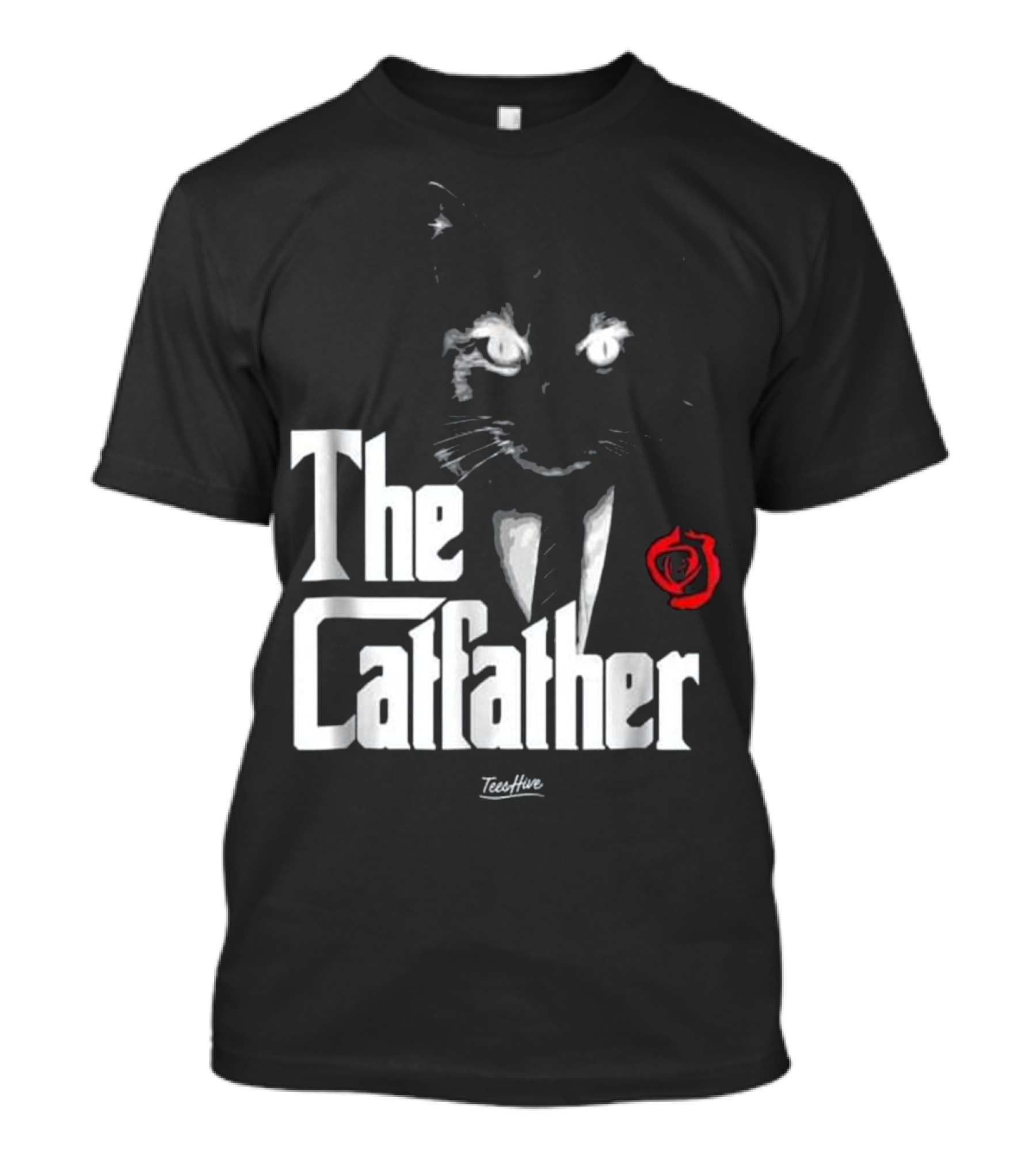 The Catfather Funny Love Cat Sunglasses Mafia Vibe T-Shirt
