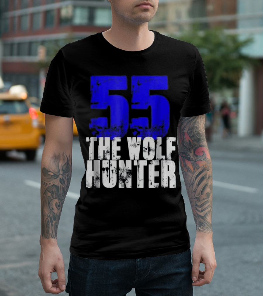 55 The Wolf Hunter Cowboys Vander Esch Leighton T-Shirt