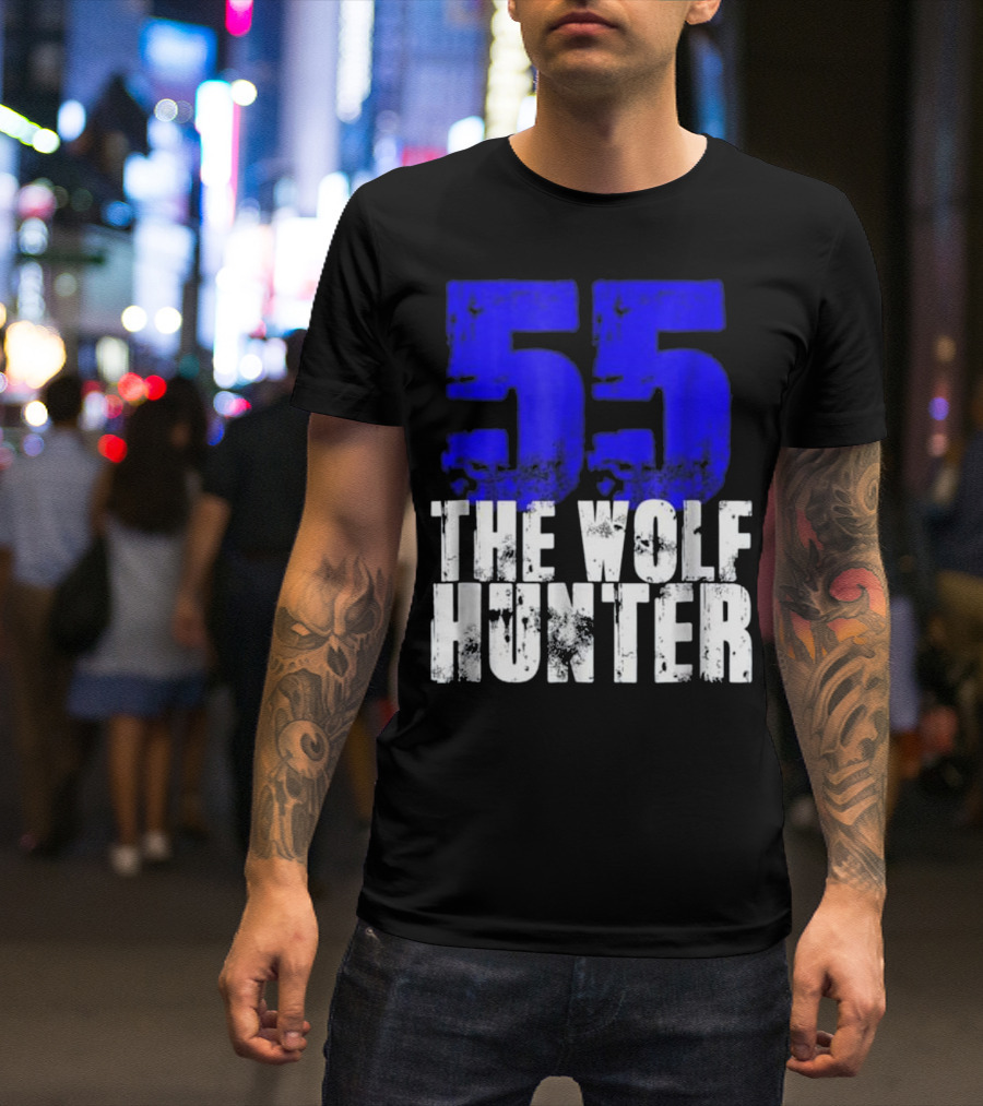 55 The Wolf Hunter Cowboys Vander Esch Leighton T-Shirt