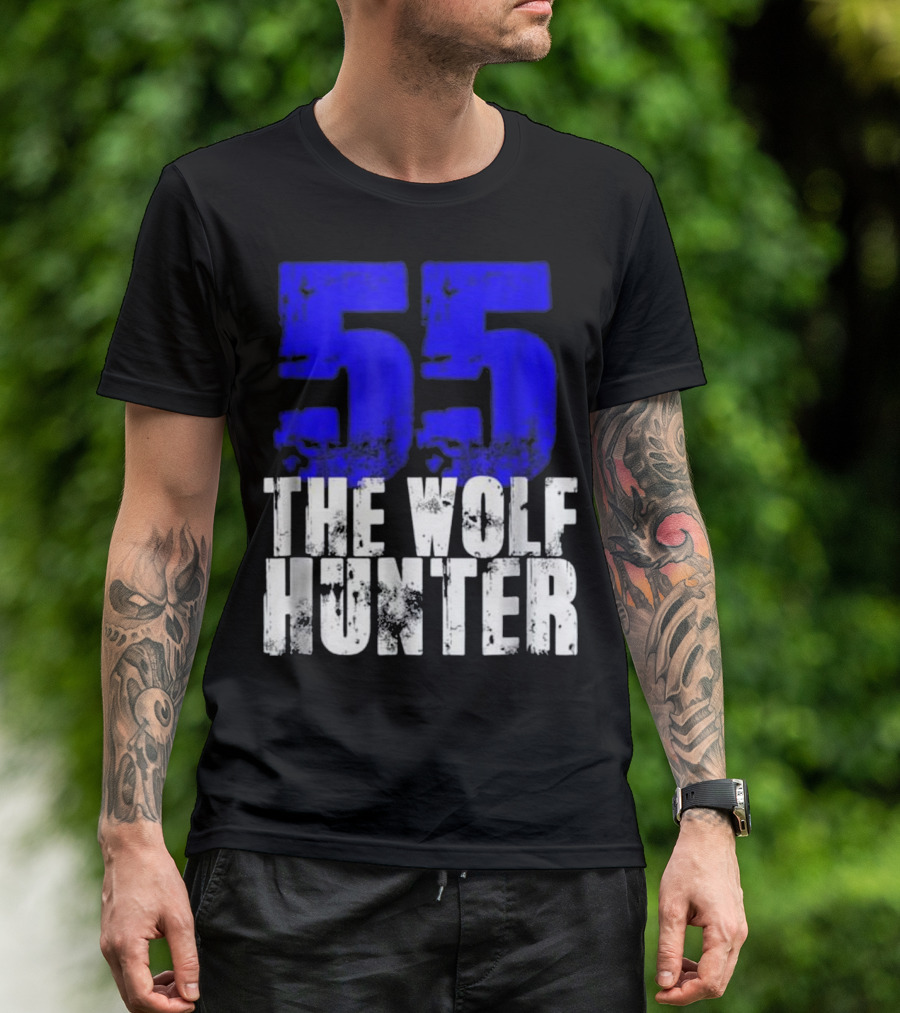 55 The Wolf Hunter Cowboys Vander Esch Leighton T-Shirt