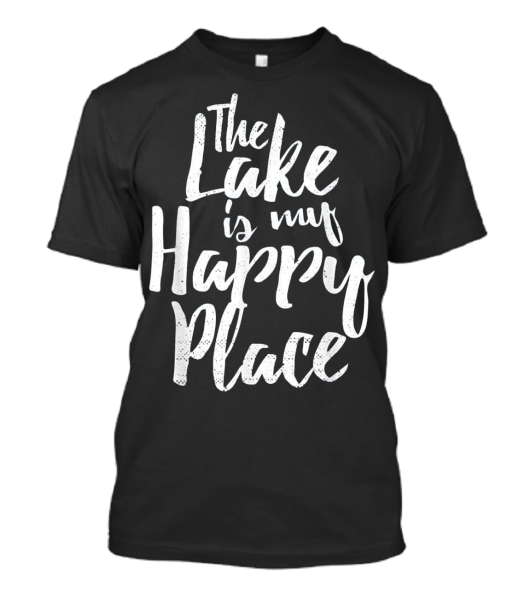 The Lake Is My Happy Place Boating Sailing Adventure T-Shirt