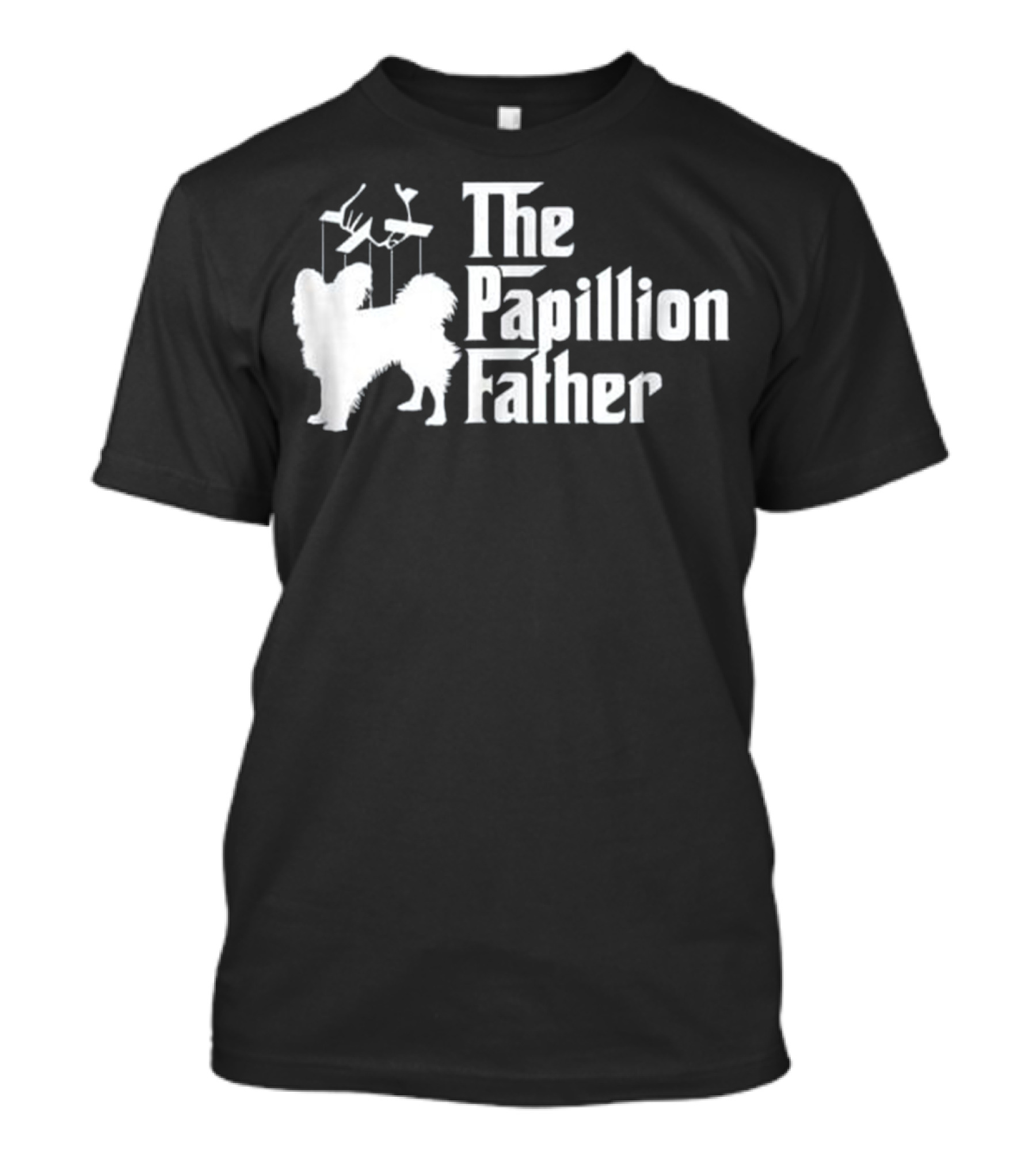 The Papillion Father Funny Dog Dad T-Shirt Iconic Reference T-Shirt