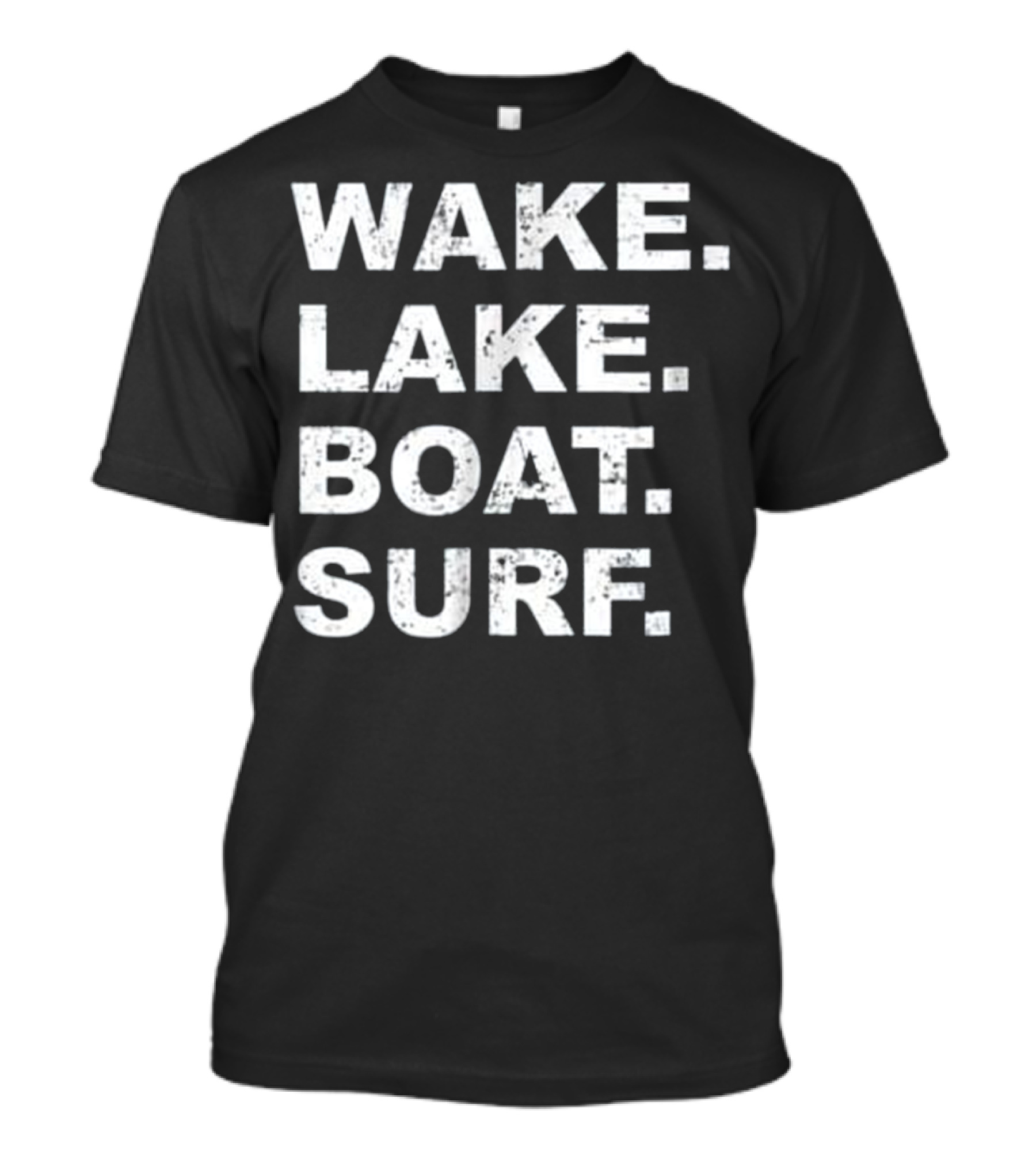 WAKE LAKE BOAT SURF Wakesurf Boa T-Shirt